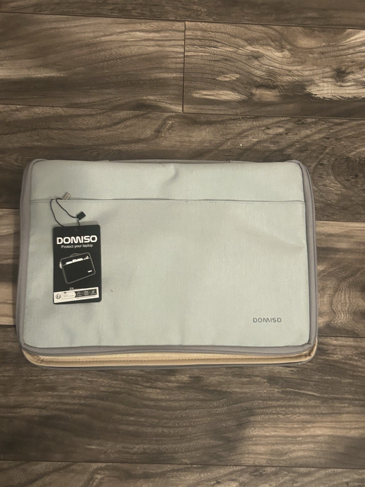 15.6 Inch Water-Resistant Laptop Sleeve Notebook Carrying Case Bag Gray T1