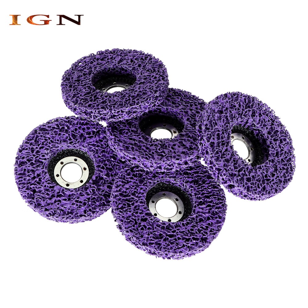 10PCS 4-1/2"x7/8" Strip Discs Stripping Wheel For Rust Stripping Wheel Oxidation