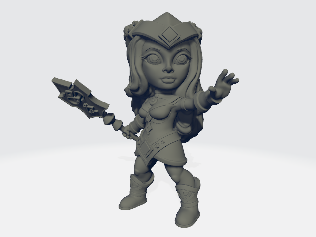 Chibiatures - Sorceress