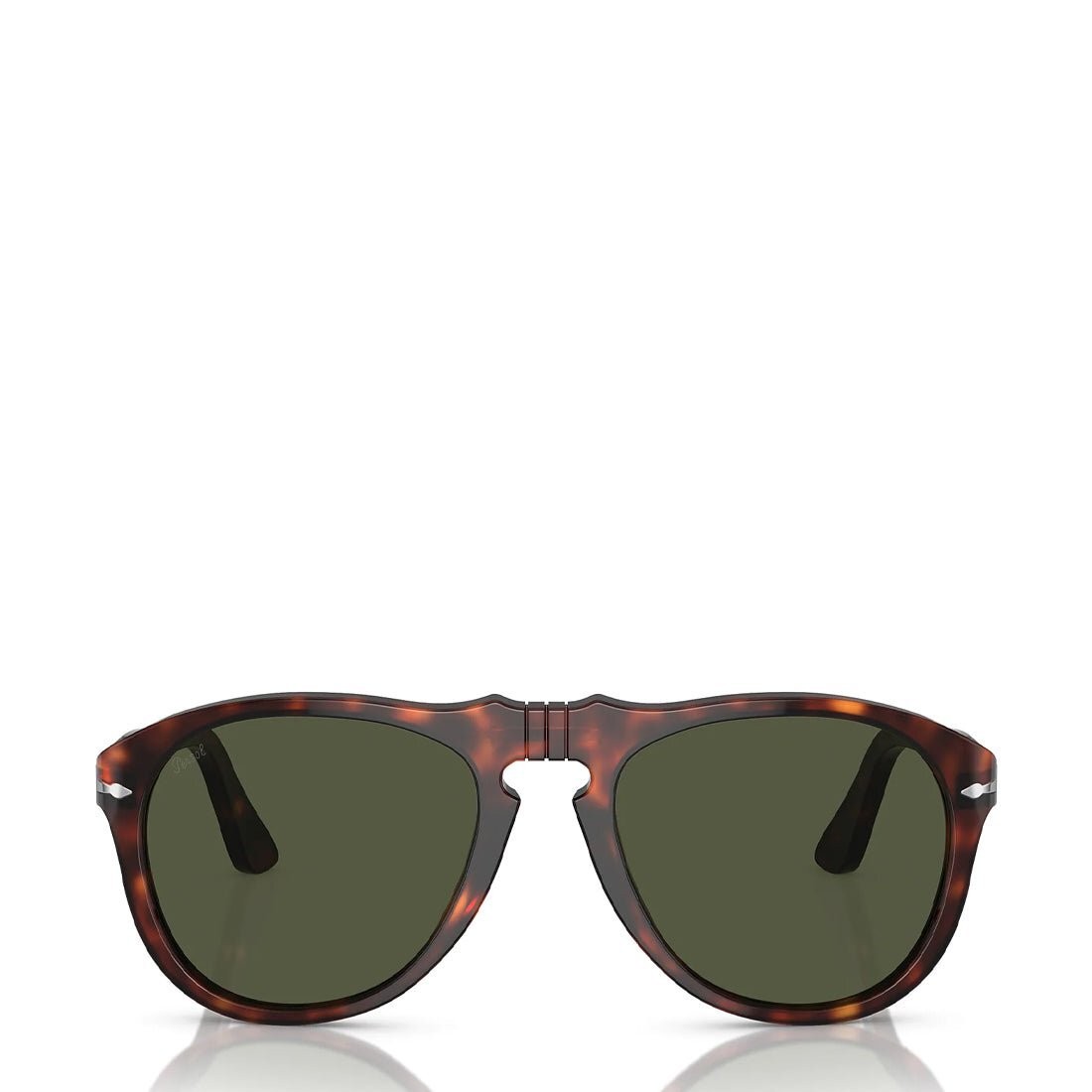 Persol 0PO0649 24/31 54 Sunglasses Crystal Havana / Green