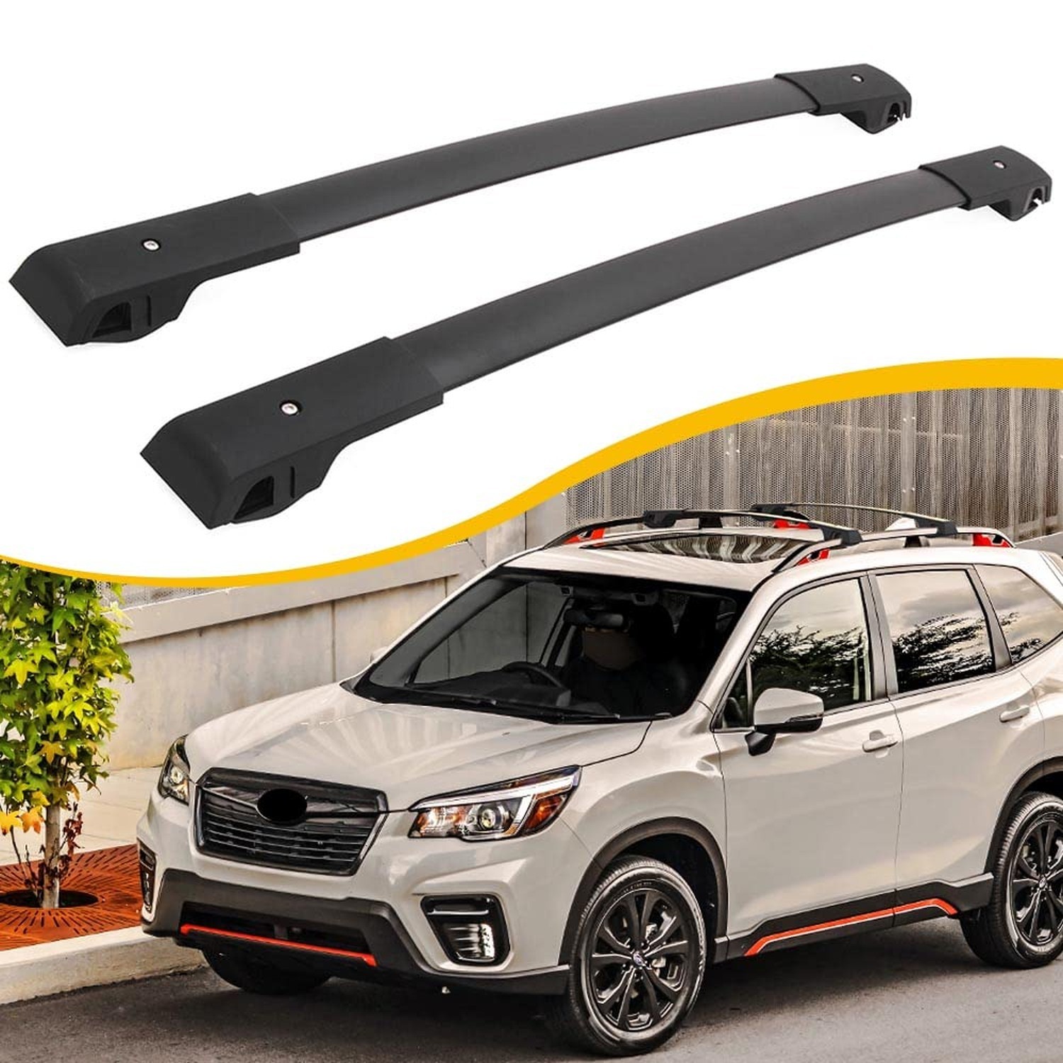Cross Bars Roof Rack Fit for 2014-2024 Subaru Forester / 2013-2026 XV Crosstr...