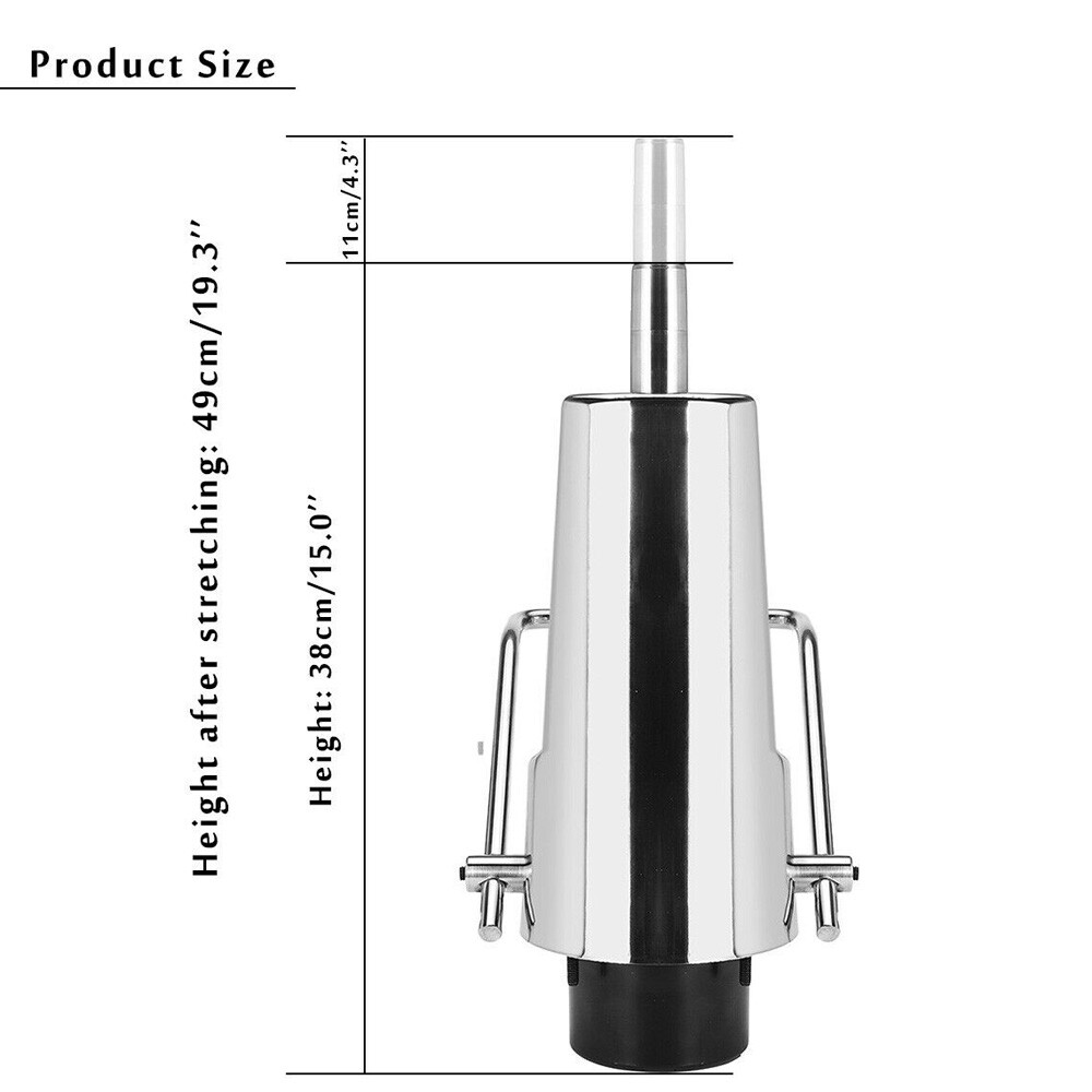 661lbs Barber Chair Hydraulic Pump & Base 4 Bolt Pattern Pump For Salon