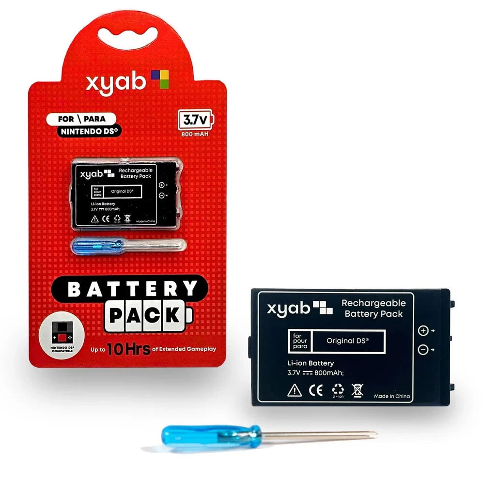 Rechargeable Battery Pack Replacement for Original Nintendo DS (Phat) System New