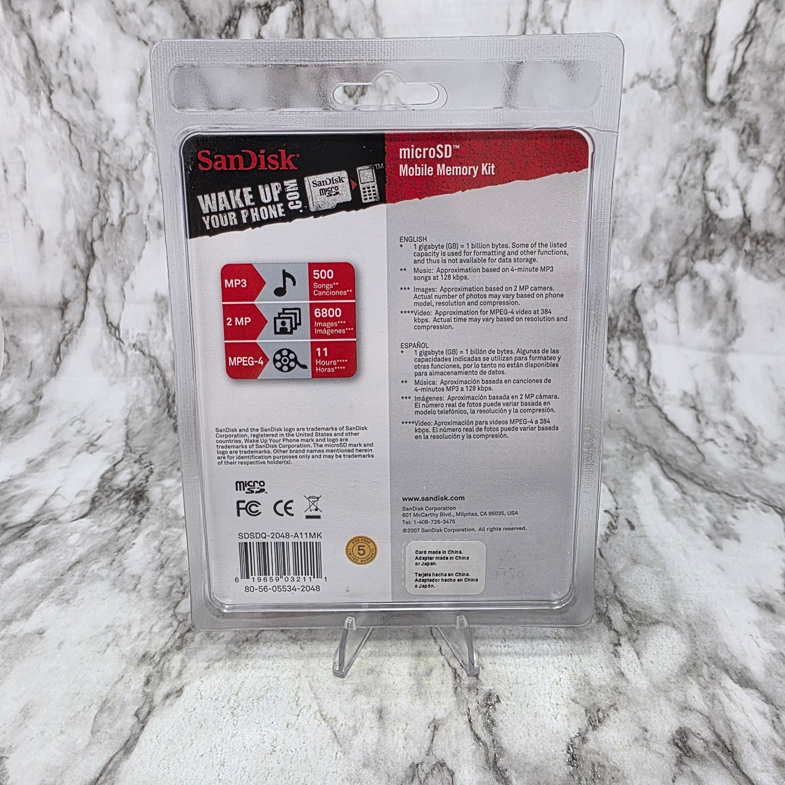 SanDisk 2GB MicroSD Mobile Memory Kit