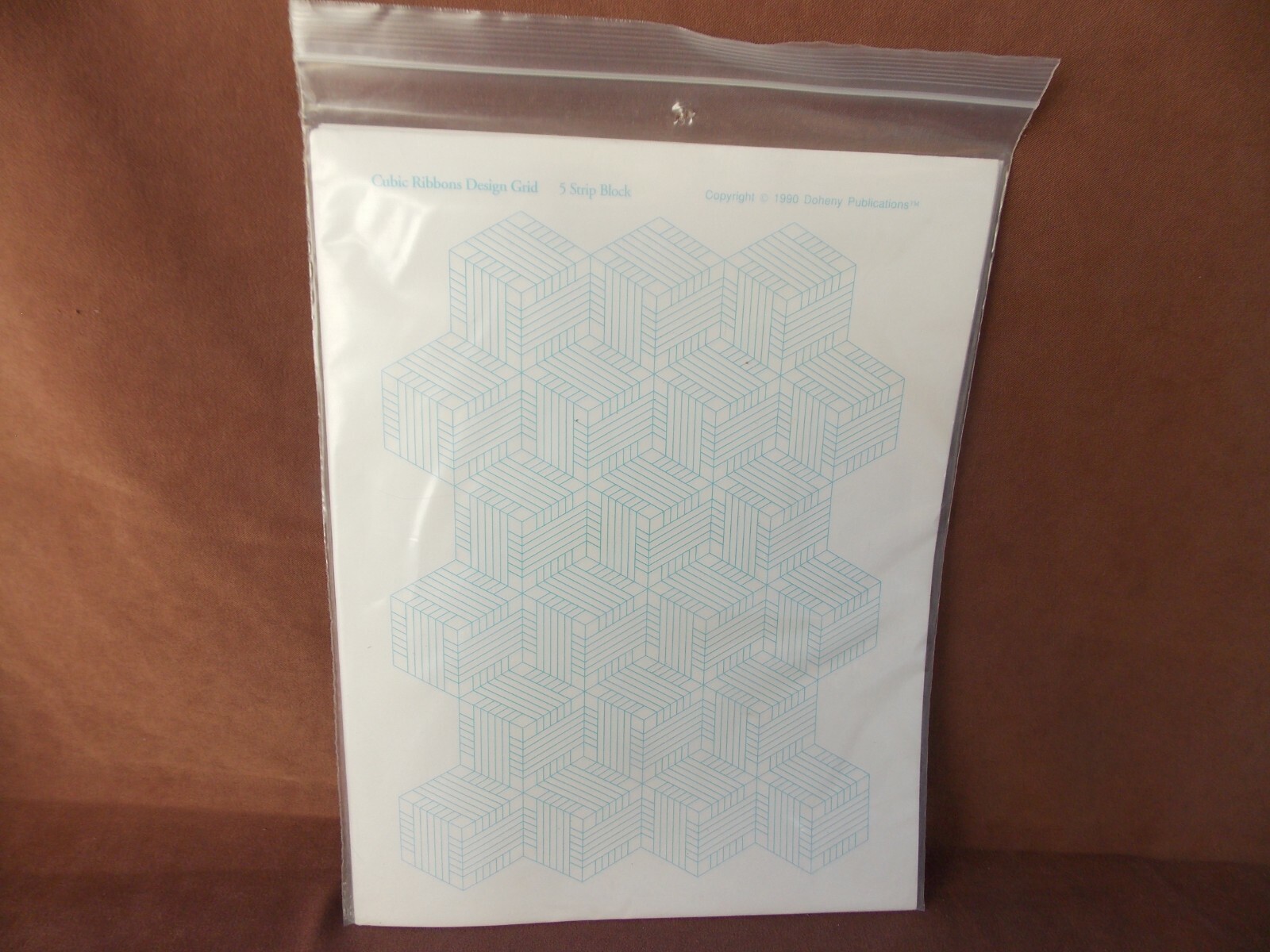 Cubic Ribbons Design Grid 30 Sheets Doheny Publications 1990 NIP