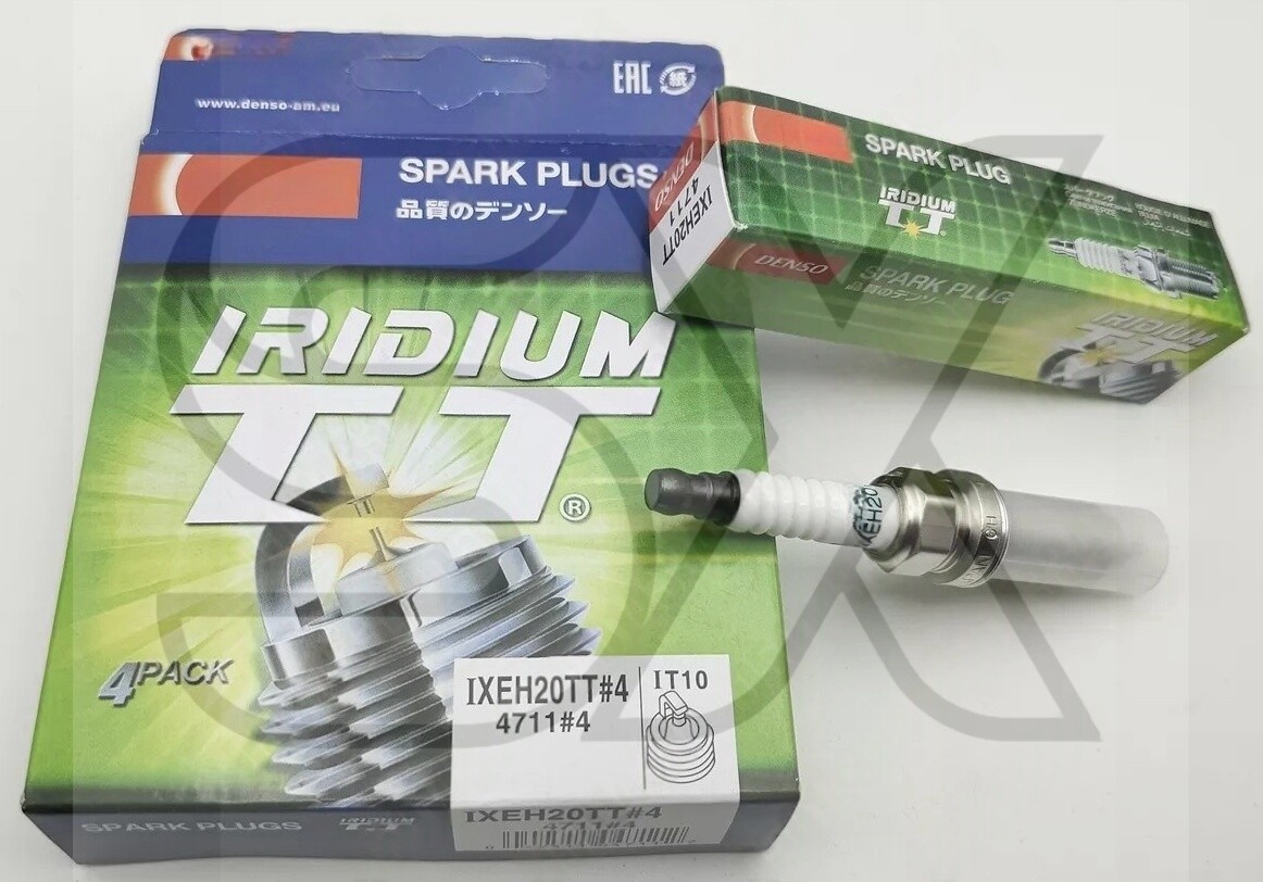 4PCS Genuine 4711 IXEH20TT Iridium ​Spark Plug For Nissan Renault Peugeot Mazda