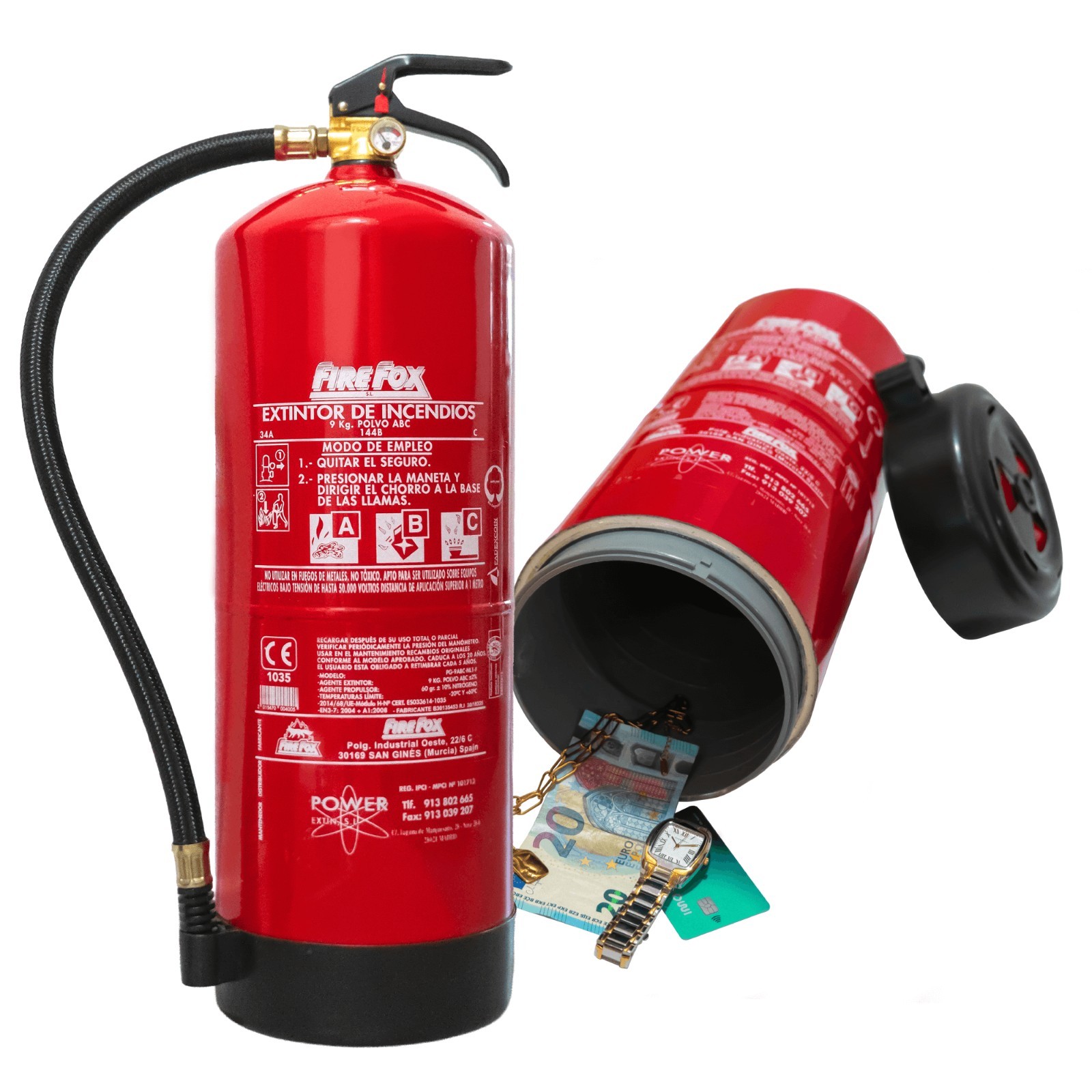 9kg Fire Extinguisher Hidden Safe | Secret Compartment | Diversion Safe