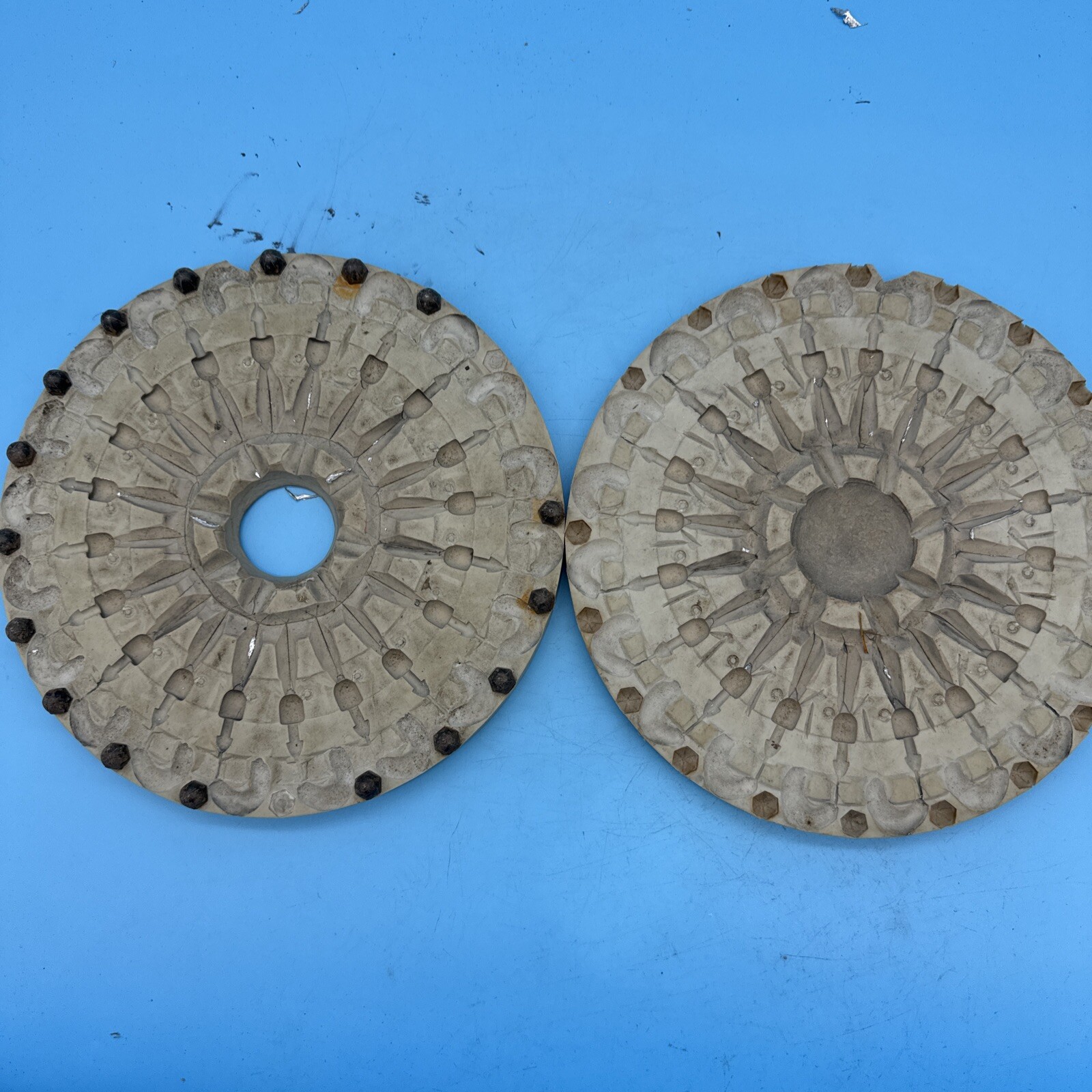 9” Spin Cast Mold for Fishing Lures - Shroom Ned Head  3/8oz, 20 Cavity Spincast
