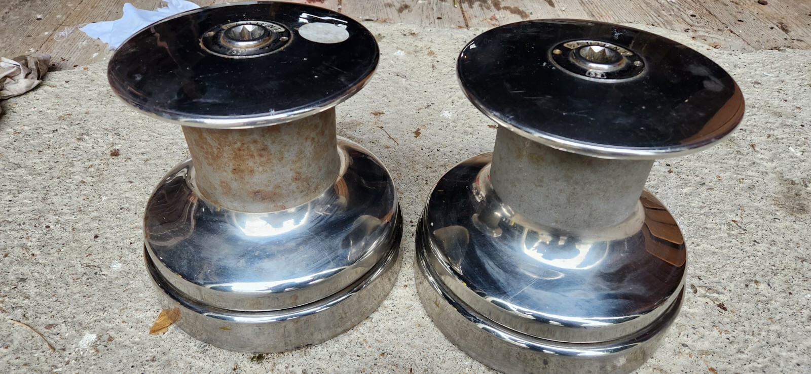Barient 32 winches pair excellent stainless steel