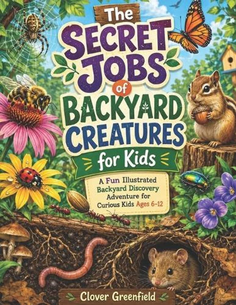 The Secret Jobs of Backyard Creatures for Kids: A Fun Illustrated Backyard Disco