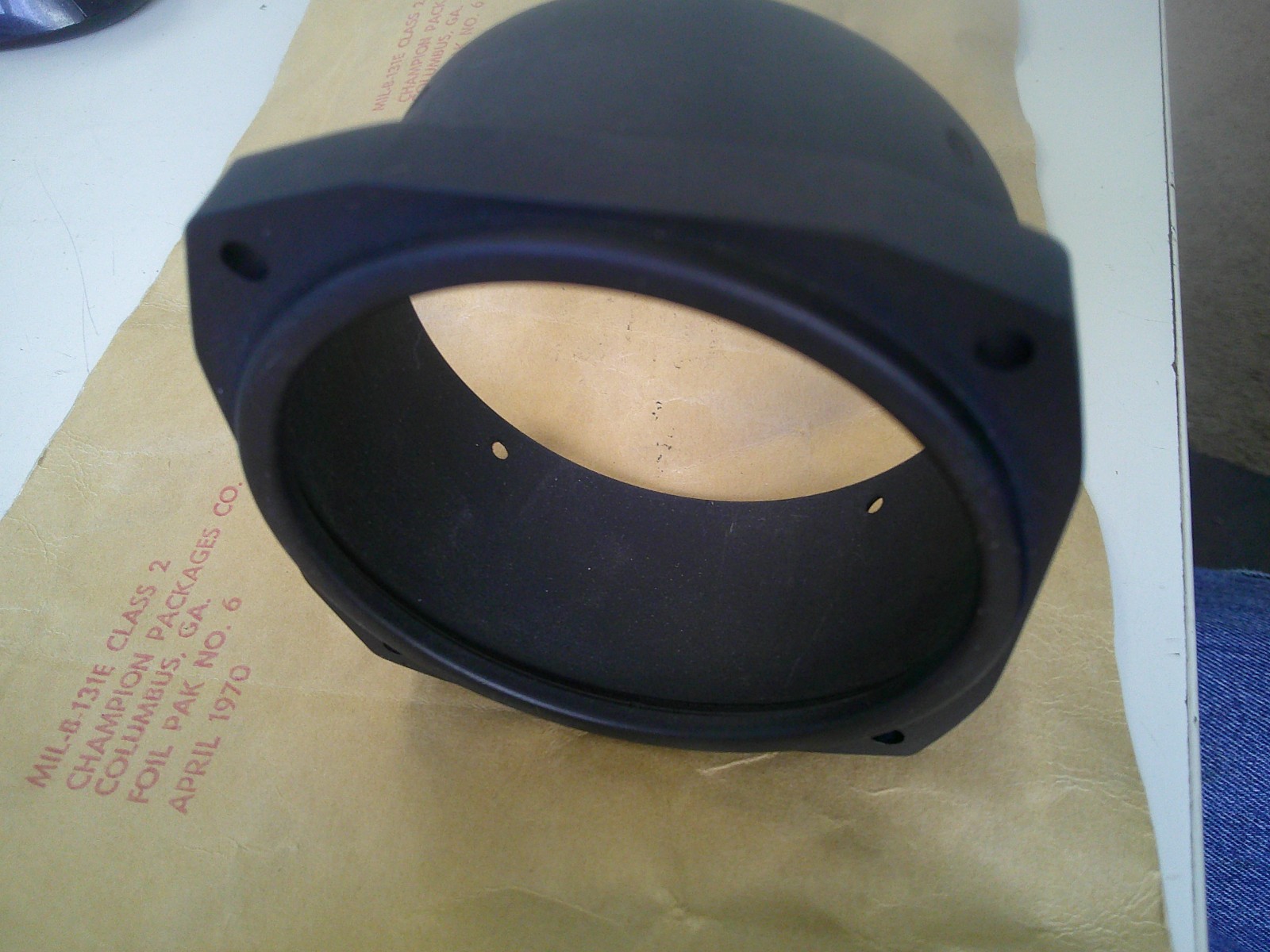 3 "   INSTRUMENT FRONT BEZEL HOUSING,  NEW SURPLUS  P/N  17AT331