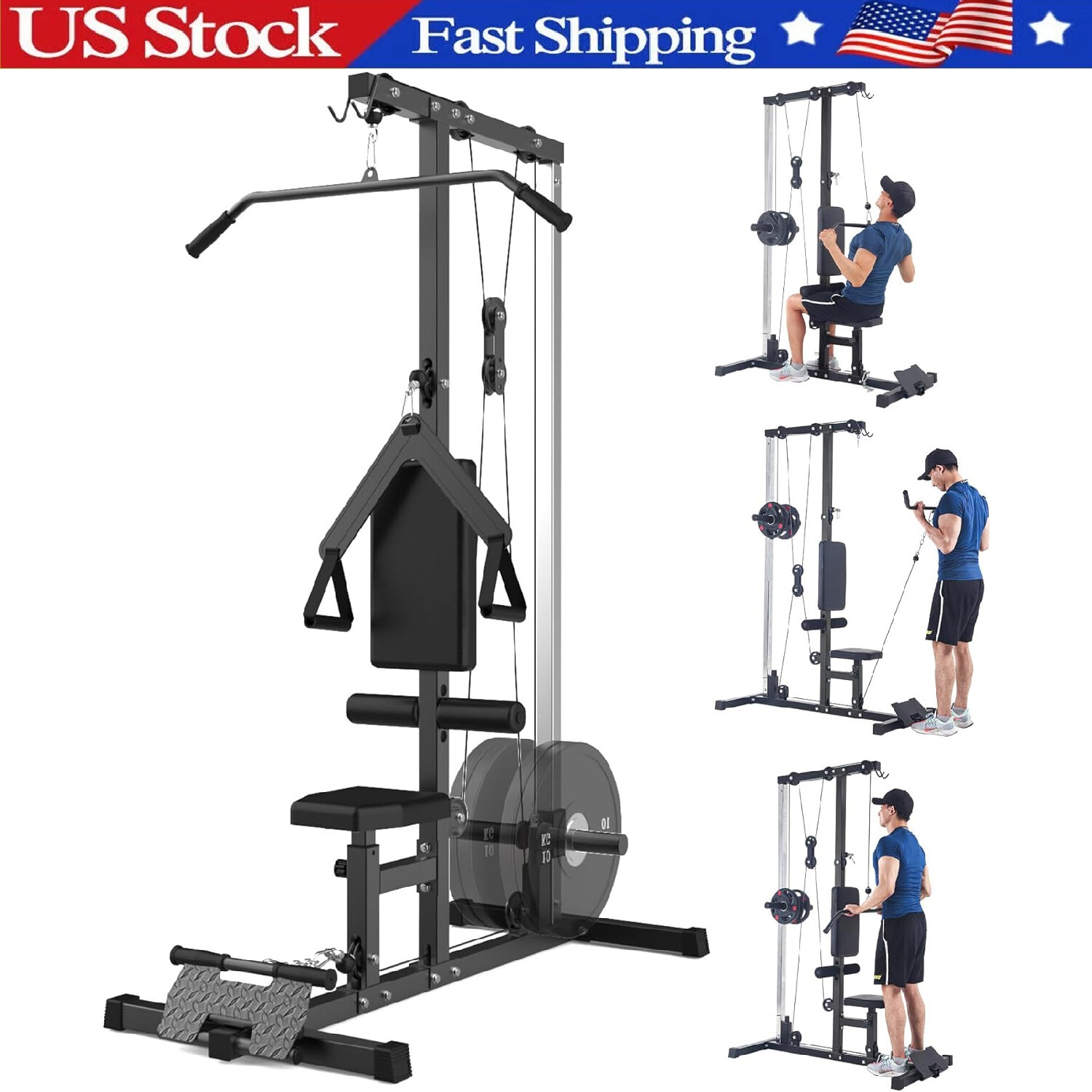 LAT Power Cable Machine, LAT Pull Down Machine with High and Low Pulley Station
