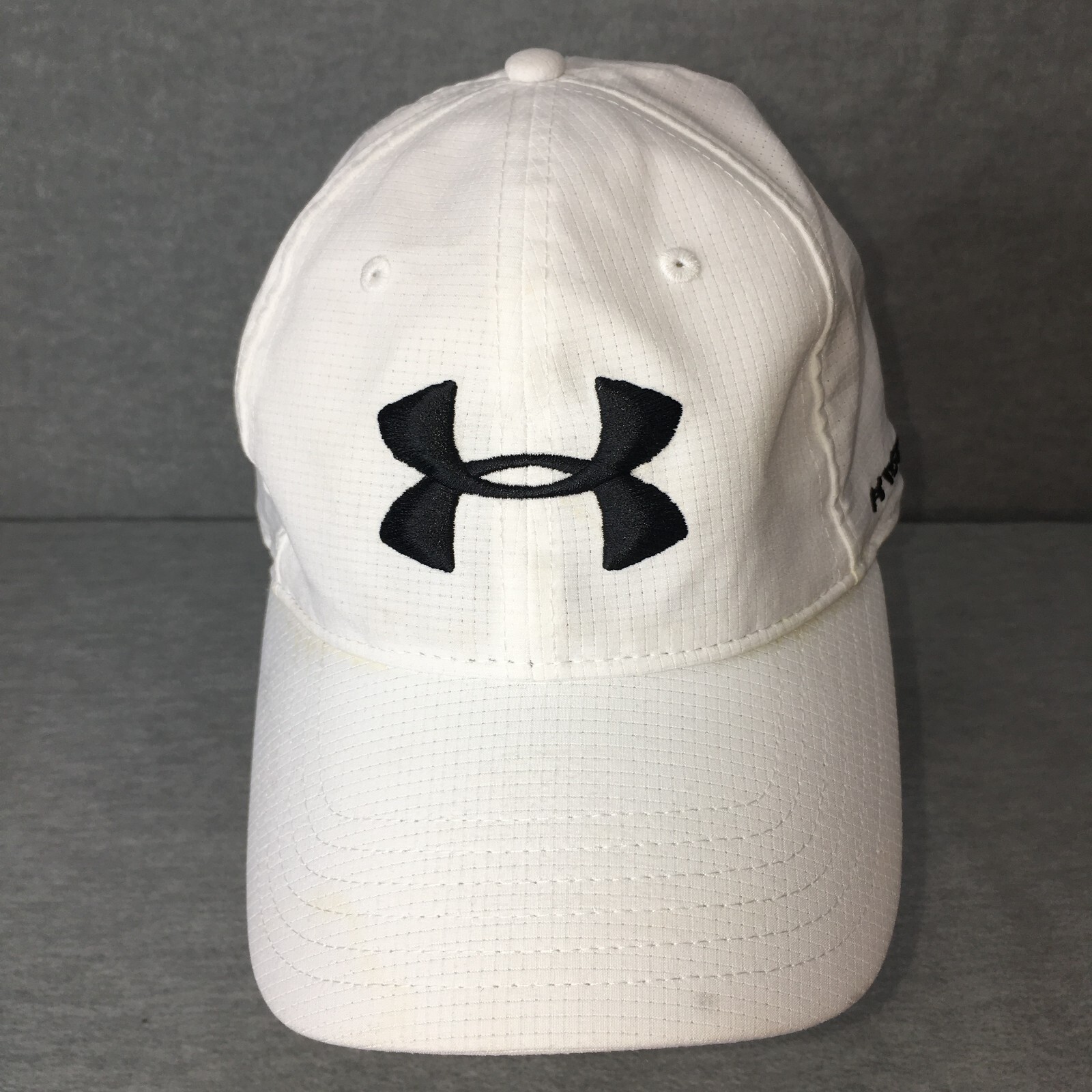 Under Armour Golf UA Microthread Hat Cap White Adjustable