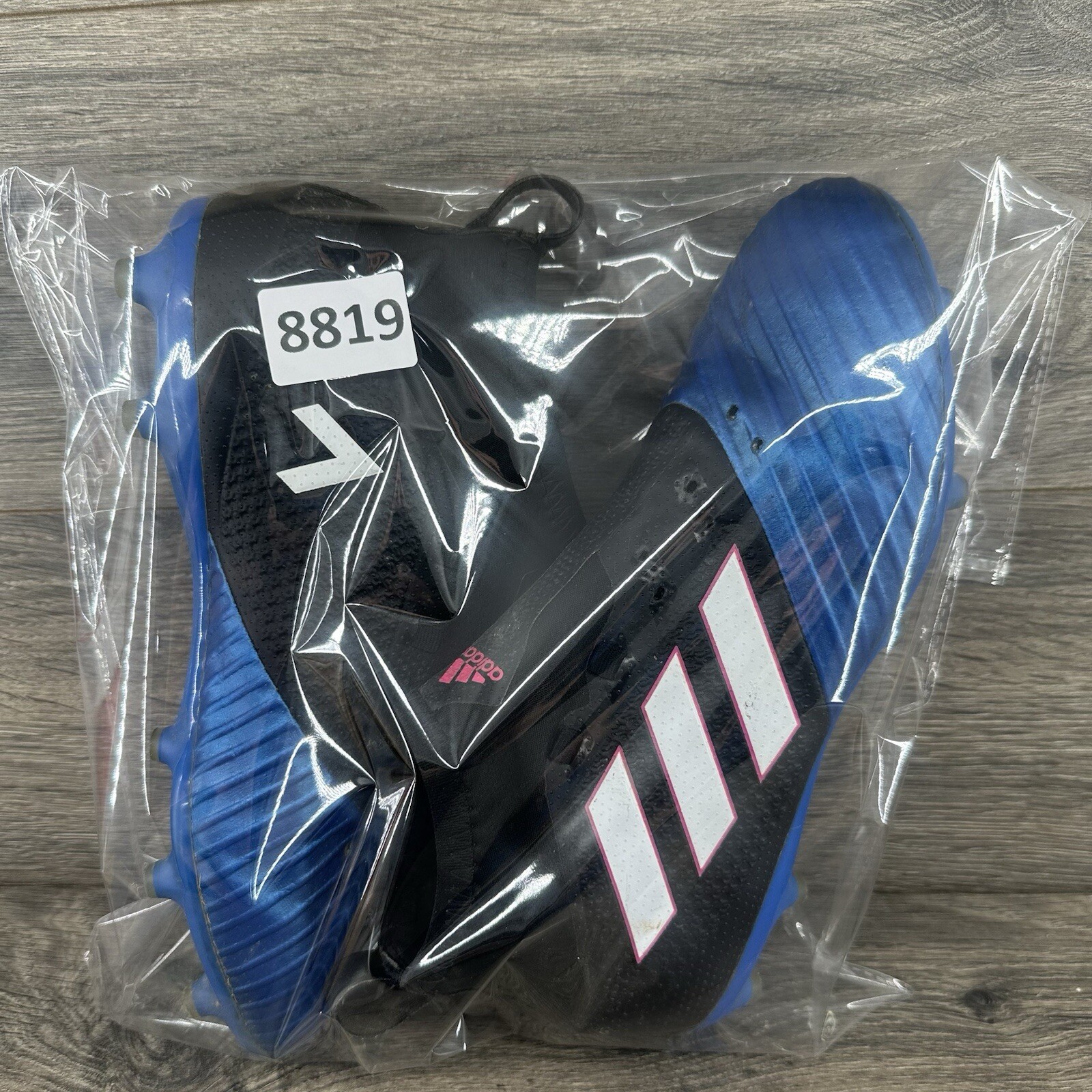 Adidas Men's Ace 17.2 Prime Mesh FG Soccer Cleats Size 7 Black Blue BB4325