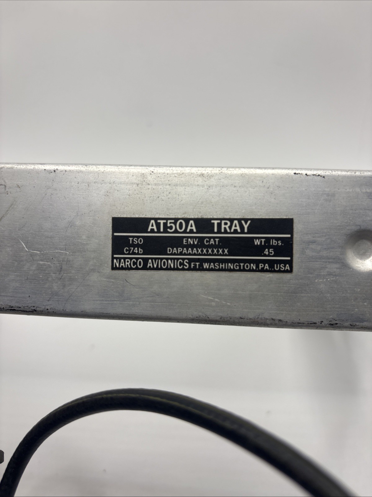Narco AT50 Tray & Connector 56282-102 (3636)