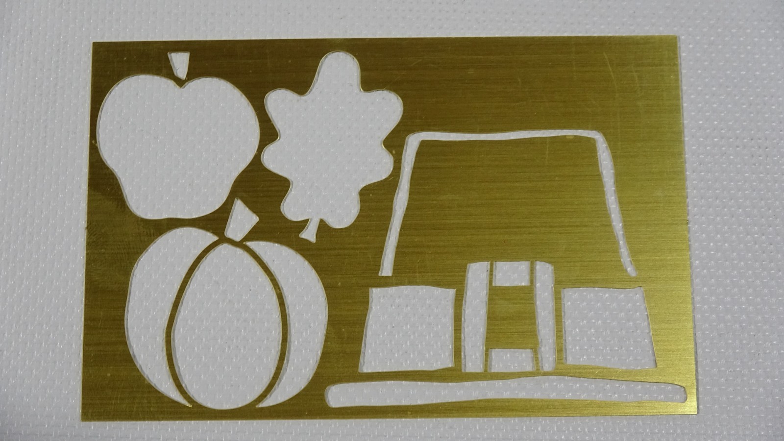Pilgrim Hat Apple Pumpkin Lasting Impressions - Stencil Template - L9542 -2007
