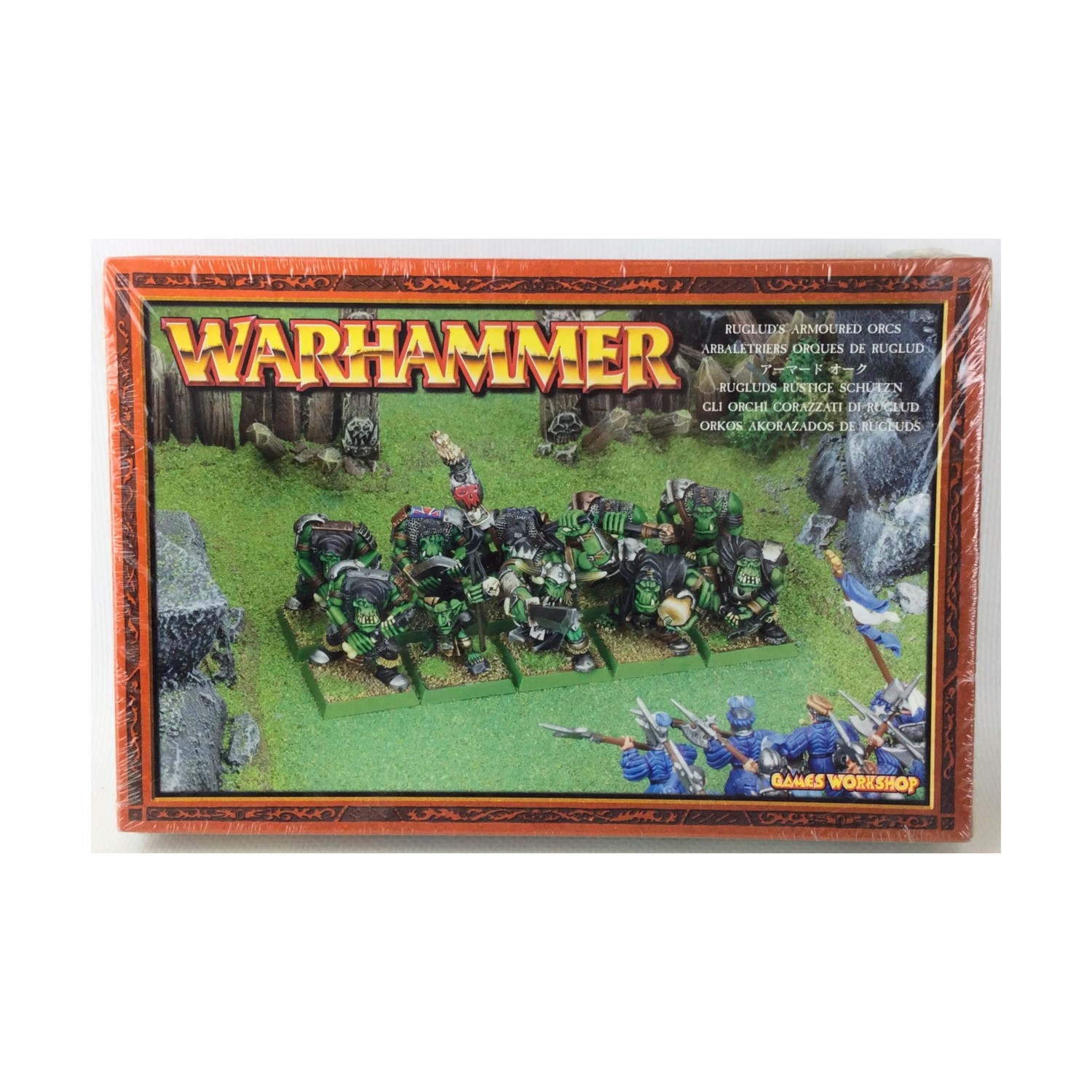 GW WHF Regiment of Renow  Ruglud's Armoured Orcs (Unit Box, 2002  SW (VG+/New)