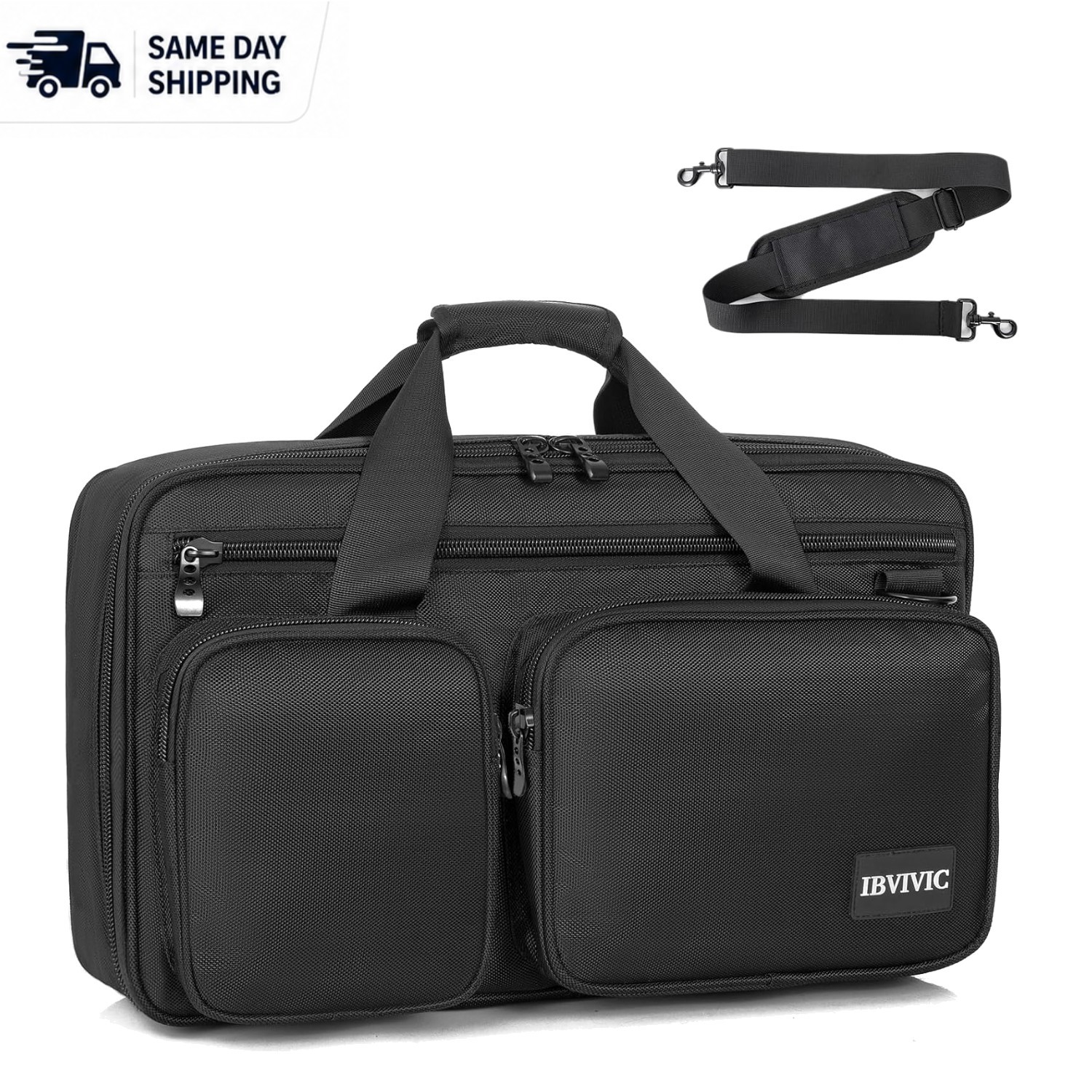 Durable DJ Controller Bag - Lightweight, Shockproof, & Organized for Travel