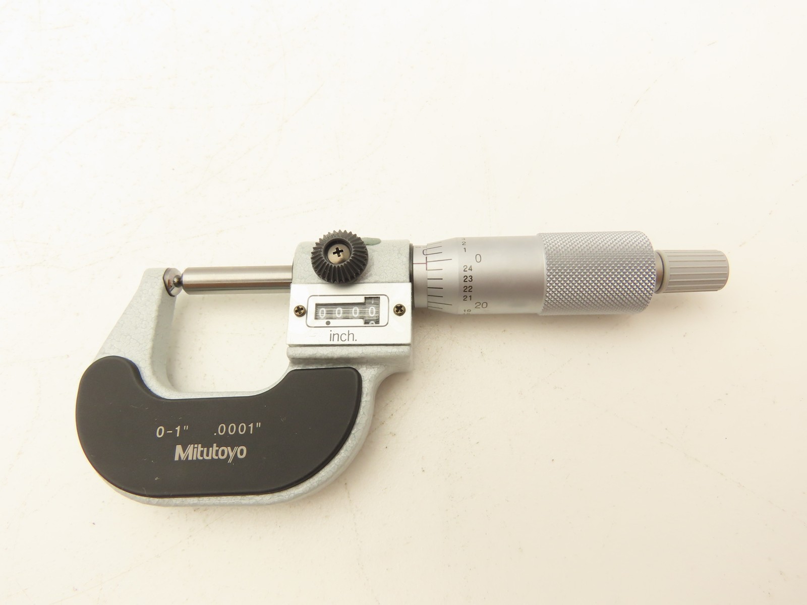 Mitutoyo 295-253 Mechanical Digit Counter Spherical Ball Micrometer 0-1"Range