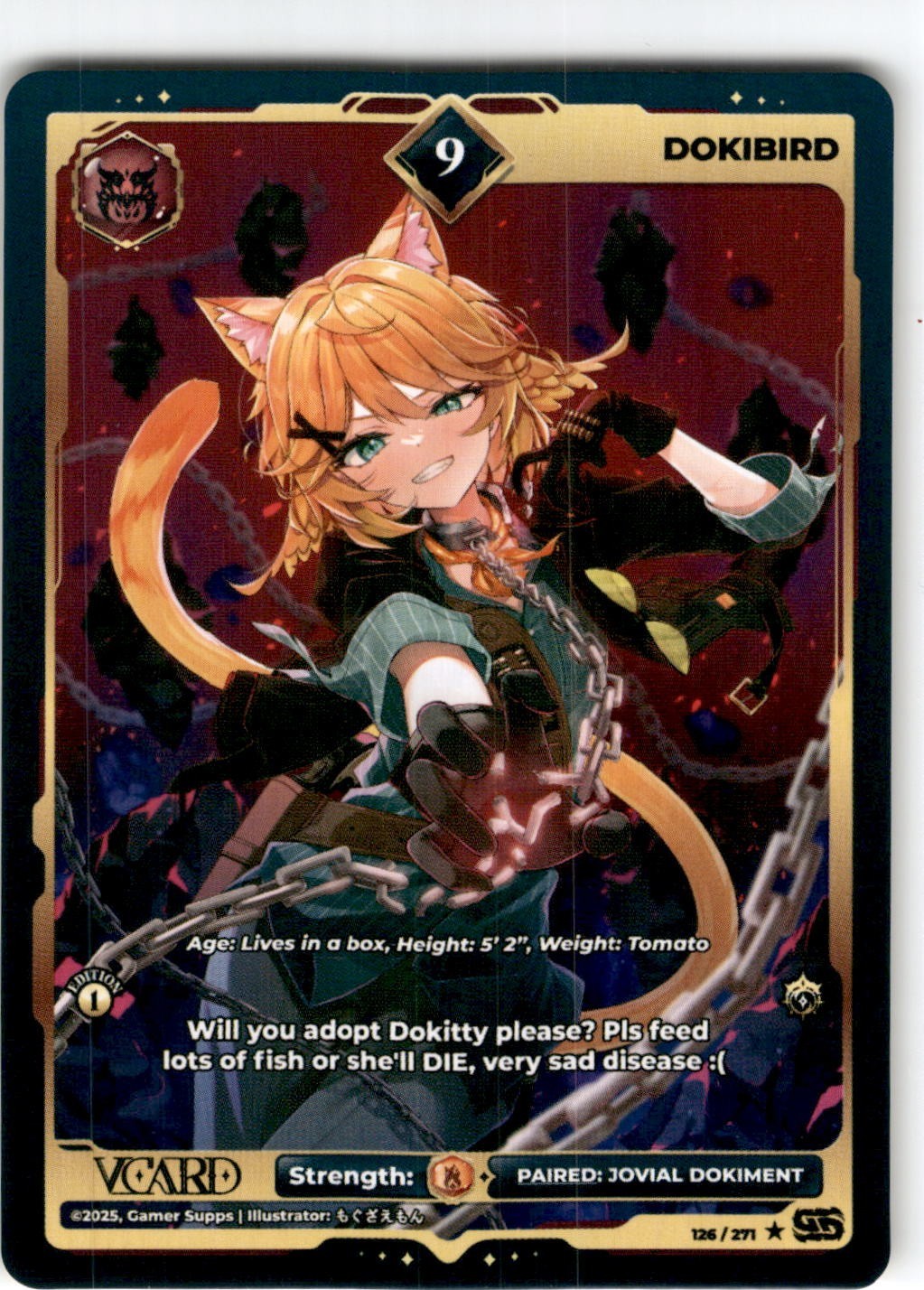 VCard Divine Chaos First Edition 9   Dokibird