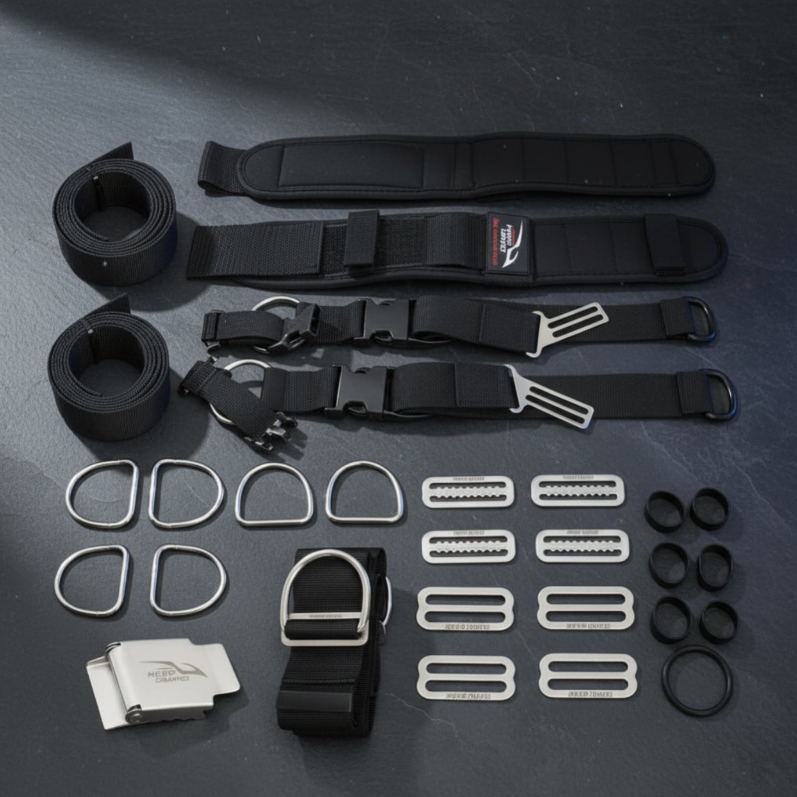 Advanced Diving Harness Nylon Strapping Rear Mount Diving Harness for