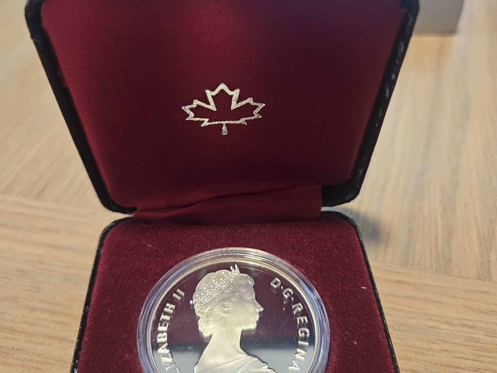 Canada 1985 100th Anniversary Silver Dollar Proof Like Moose-50% Silver-23.33 Gr