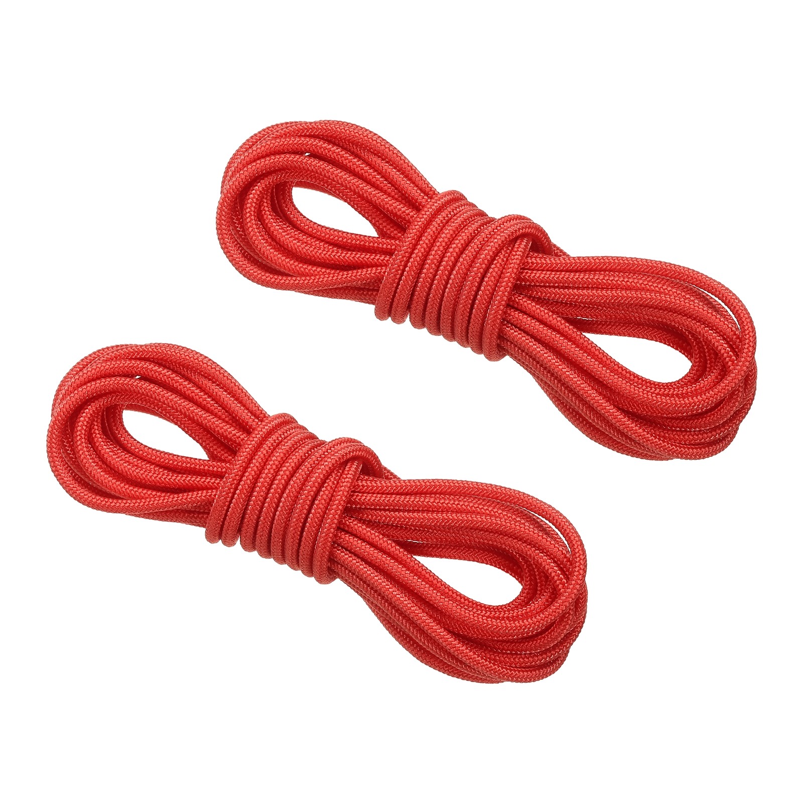 2pcs Archery D Loop Rope 10 FT, Bow String Release Nock Wire Nocking Loop, Red
