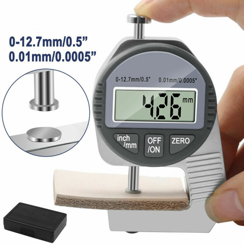 0.5inch 12.7mm Thickness Gauge Portable Mini Micrometer Digital Display Precise
