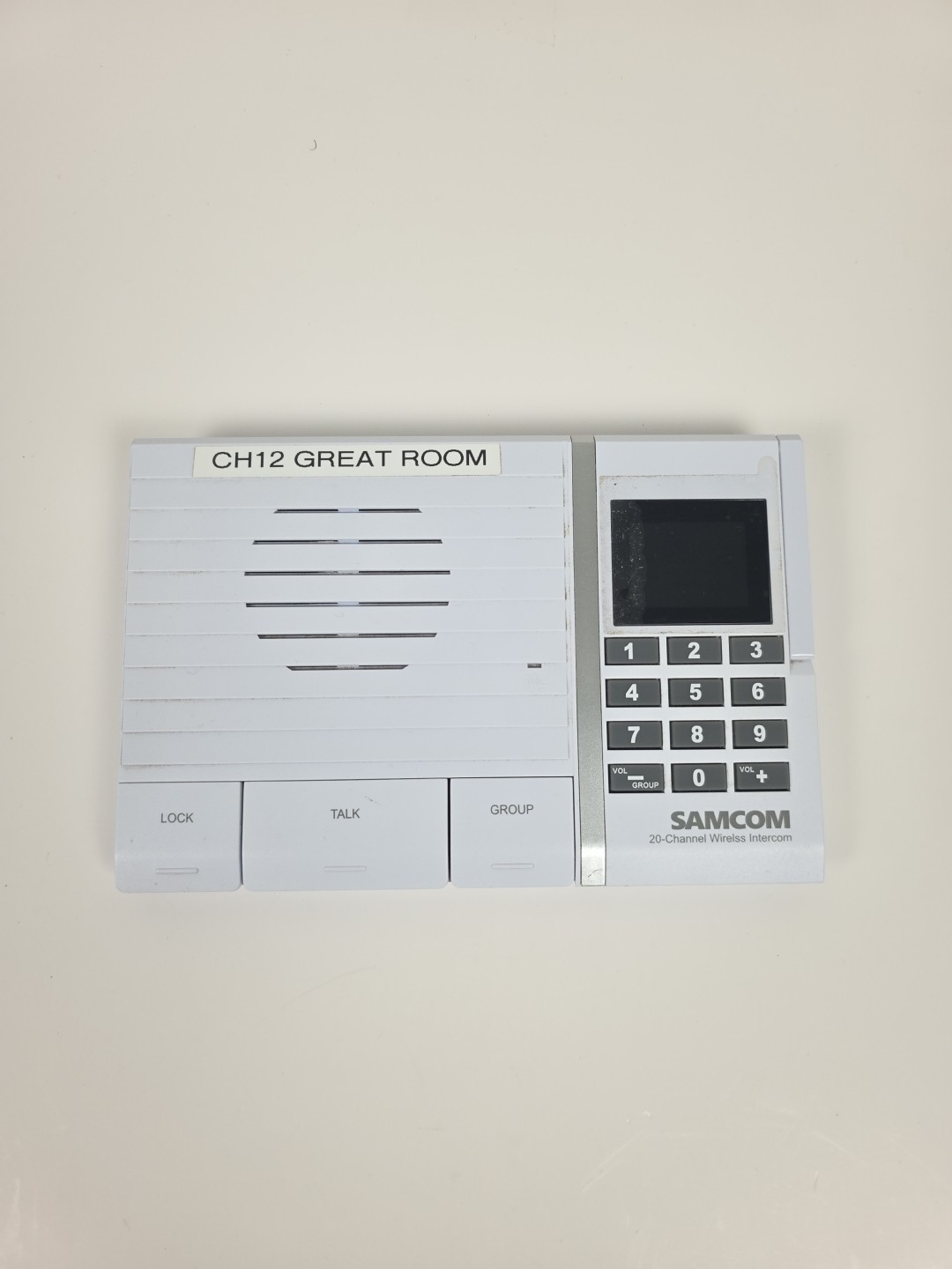 Samcom FTAN20AA 20 Channel Wireless Intercom Station for Home Add On Replacement