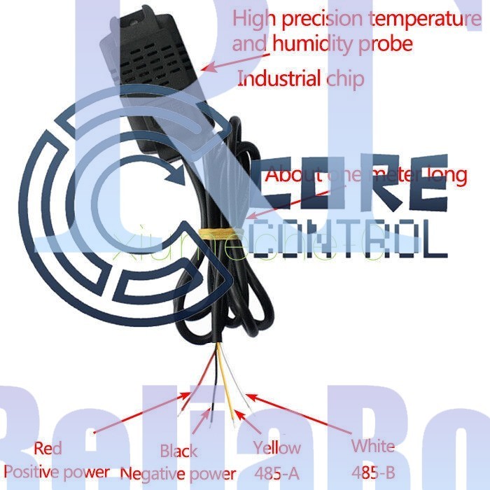 SHT20 Temperature Humidity Sensor Modbus RS485 High Precision Transmitter