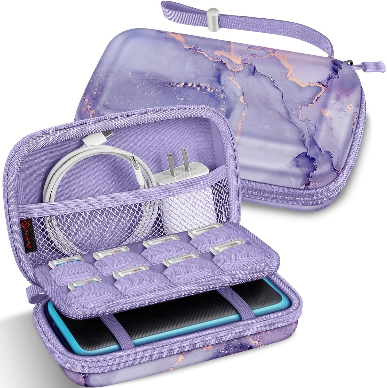 Carrying Case for Nintendo 2DS XL/3DS XL LL Hard Shell Portable Travel Bag Pouch