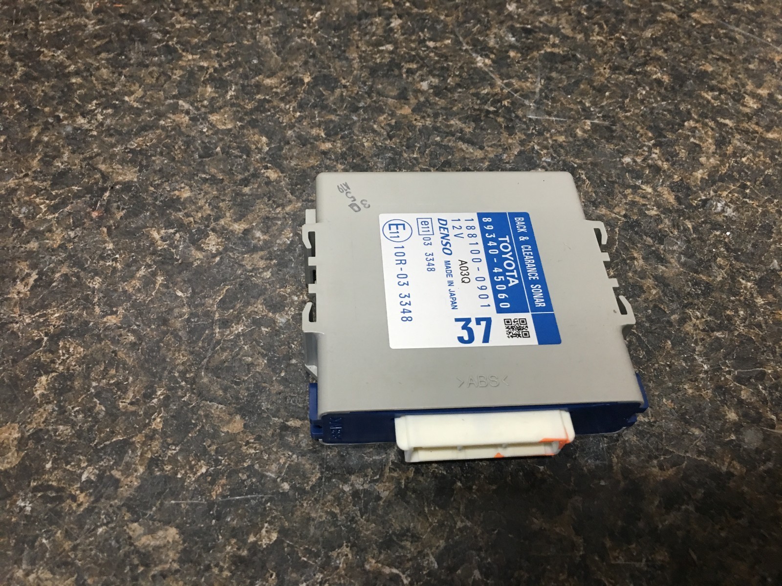 2011 2012 2013 2014 TOYOTA SIENNA BACK CLEARANCE CONTROL MODULE 89340-45060