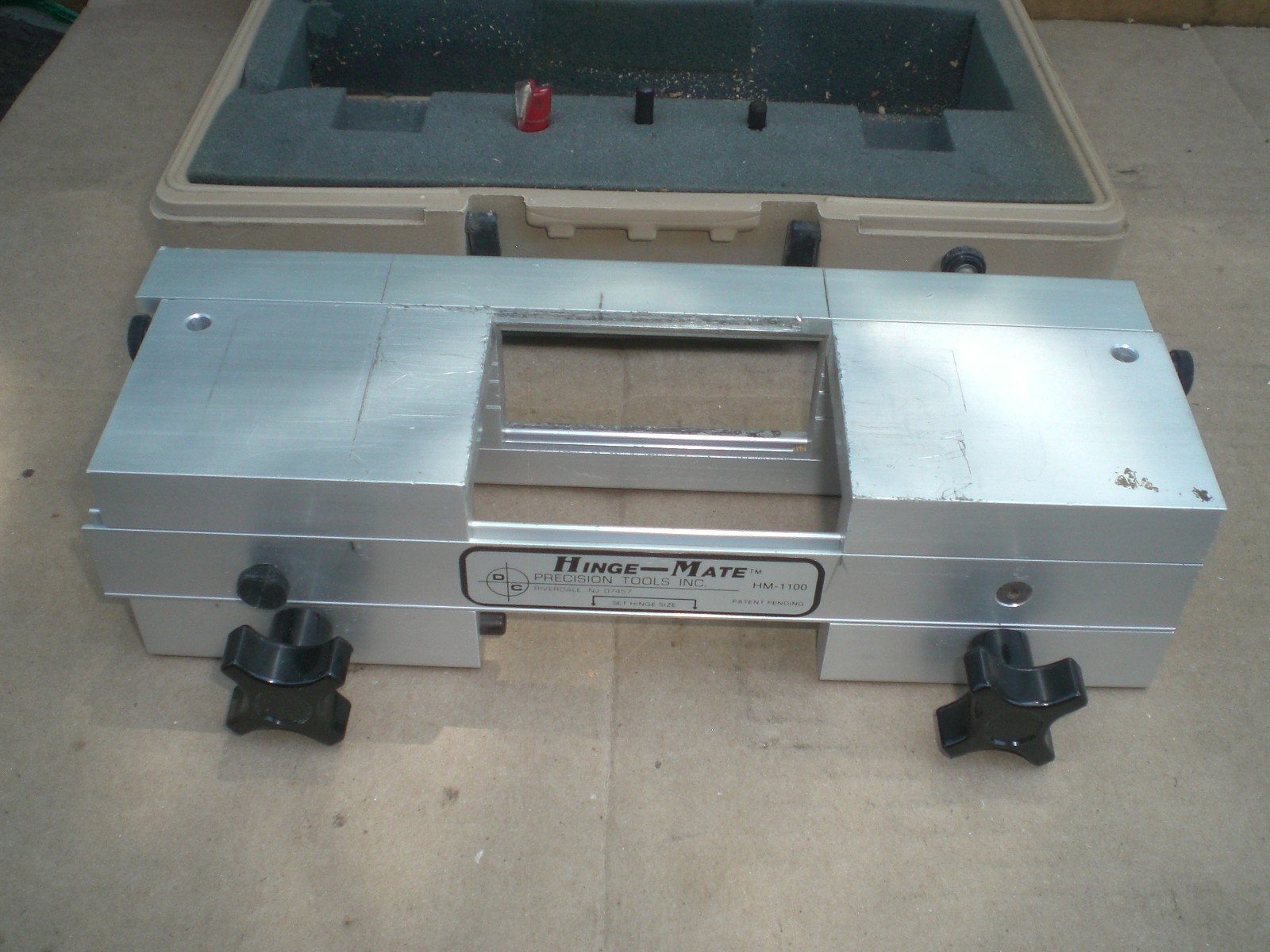 Hinge-Mate HM-1100 Door Hinge Template Jig Precision Tools Inc USA