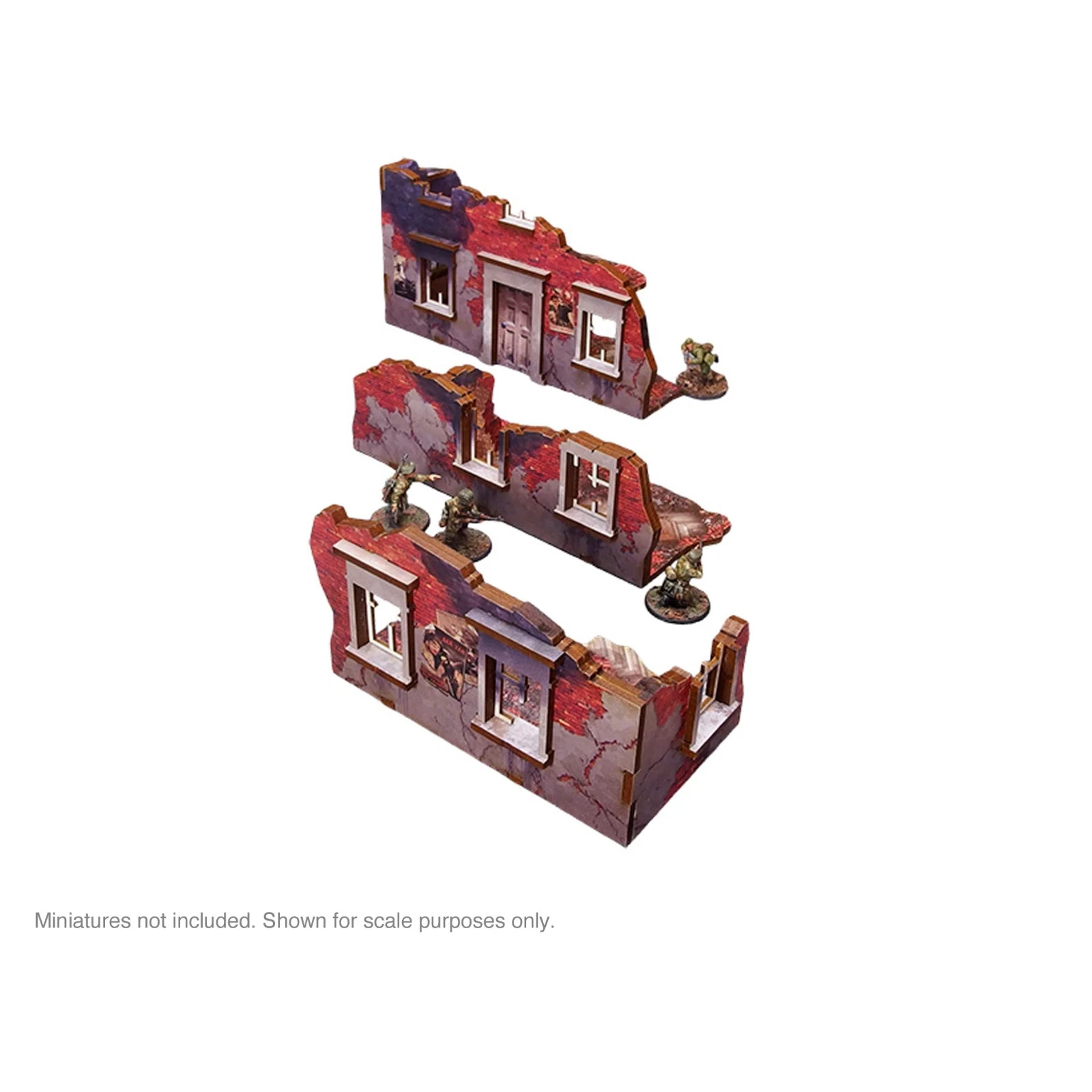 Micro Art Studio H00251 WW2 Ostfront Stalingrad Ruined Building (Bolt Action)