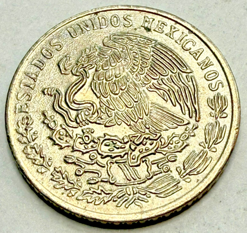 1982 Mo Mexico 20 Centavos Coin - Copper-Nickel - Francisco Indalecio Madero