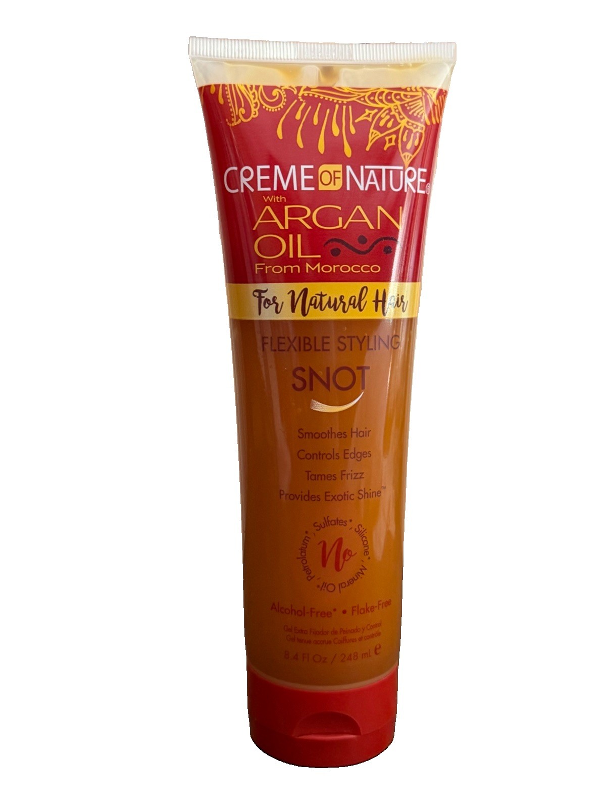 Creme of Nature Argan Oil Maximun Hold Styling Snot Gel 8.4 oz