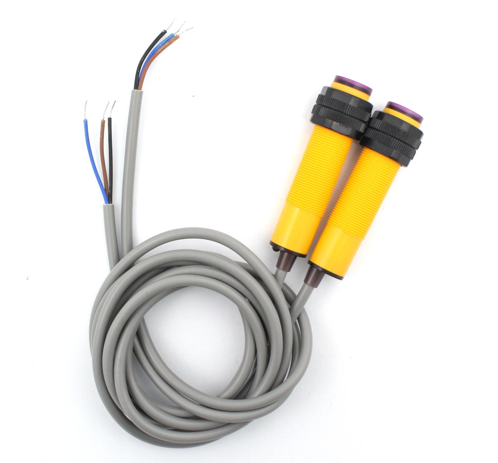2Pcs NPN NO E3F-DS30C4 Photoelectric Switch infrared Switch Adjustable Sensor US