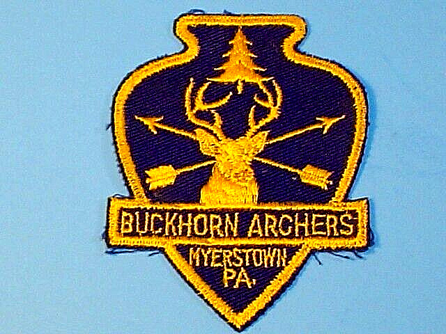VINTAGE BUCKHORN ARCHERS MYERSTOWN PA. PENNSYLVANIA PATCH
