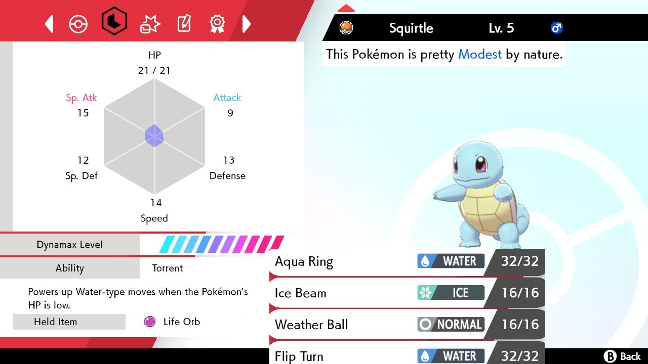 Pokemon Sword and Shield 6iv Shiny Squirtle - FAST DELIVERY!