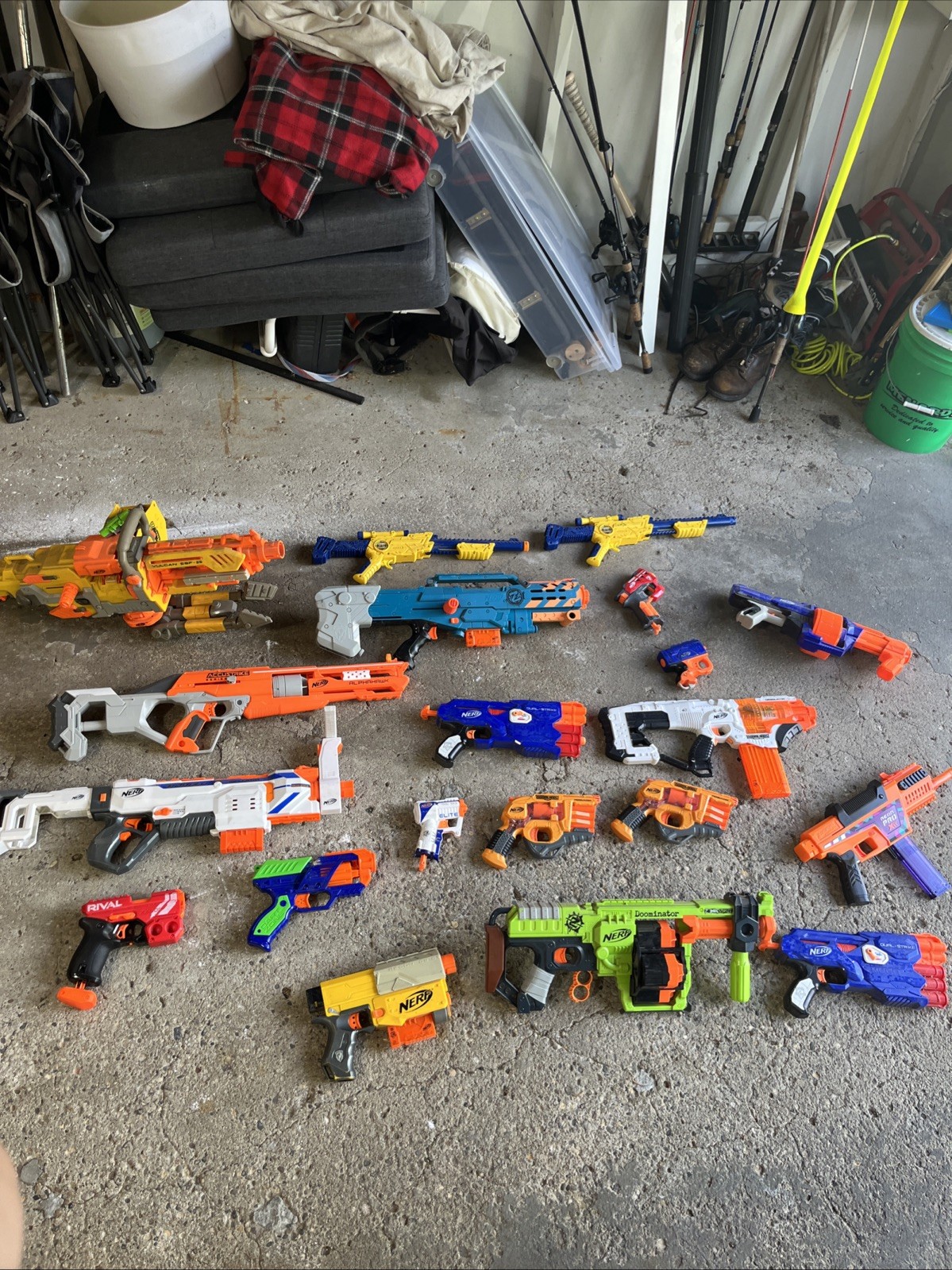 Nerf Gun Lot With Magazines - Offers Welcome