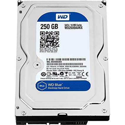 WD WD2500AAKK-753CA0 3.5" SATA 250GB HDD 7200RPM FW: A0 WD 0894