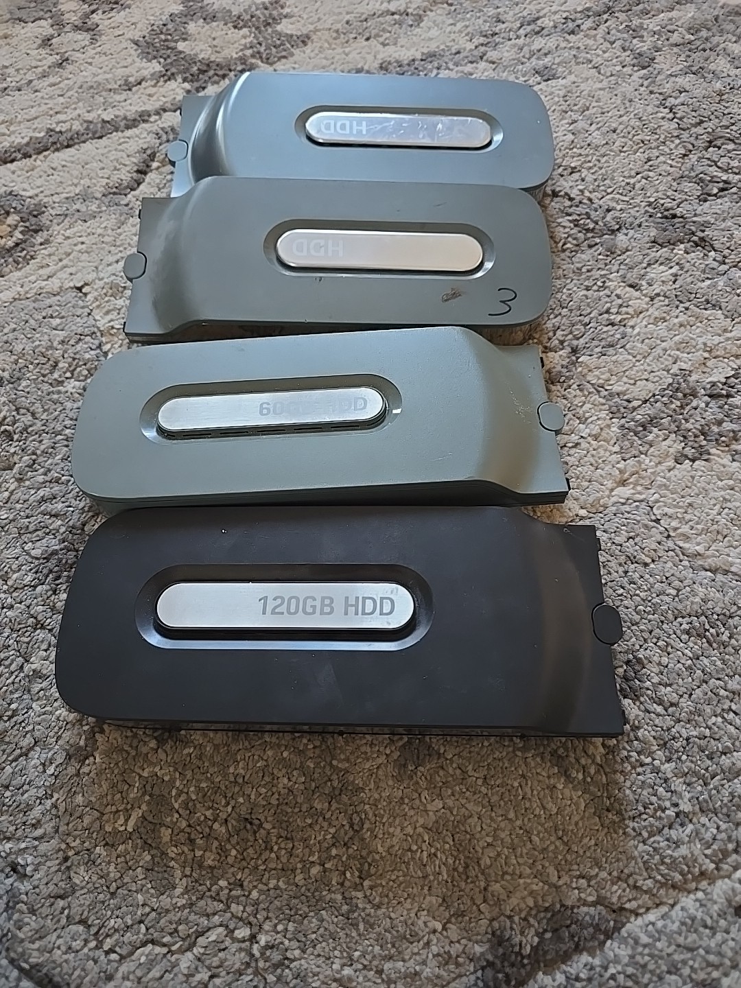 Lot of 4  XBOX 360 FULLY WORKING Hard Drive All Different GB