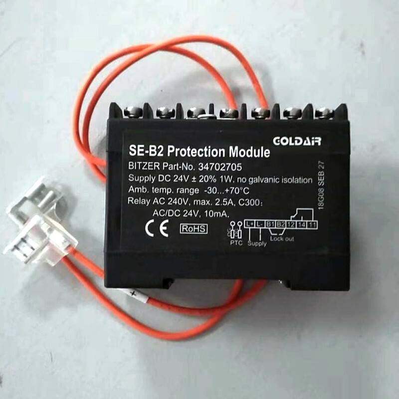 1pcs GOLDAIR SE-B2 Protection Module Bitzer Part-no.34702705 24VDC
