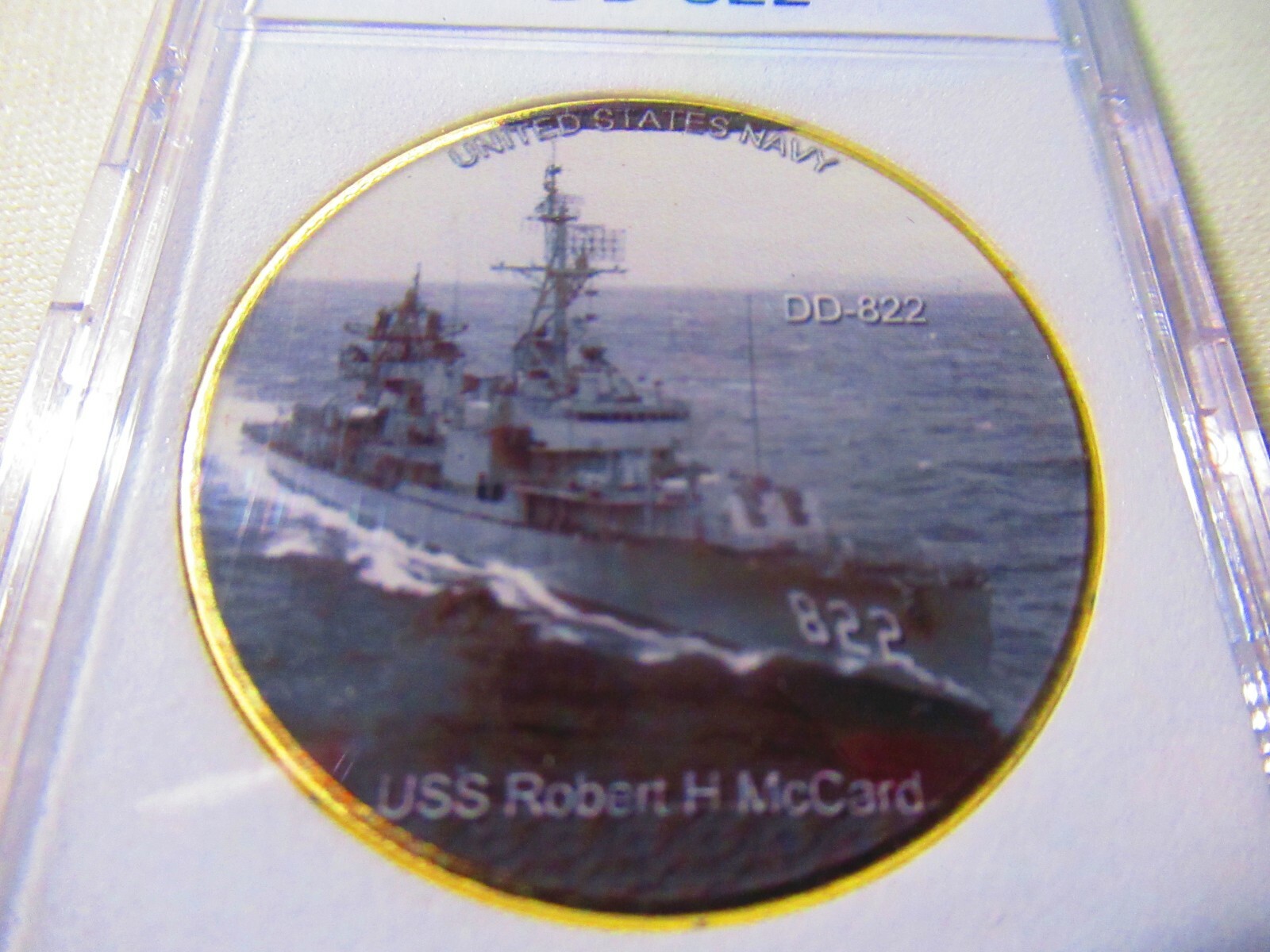 US NAVY - USS Robert H. McCard (DD-822) Challenge Coin