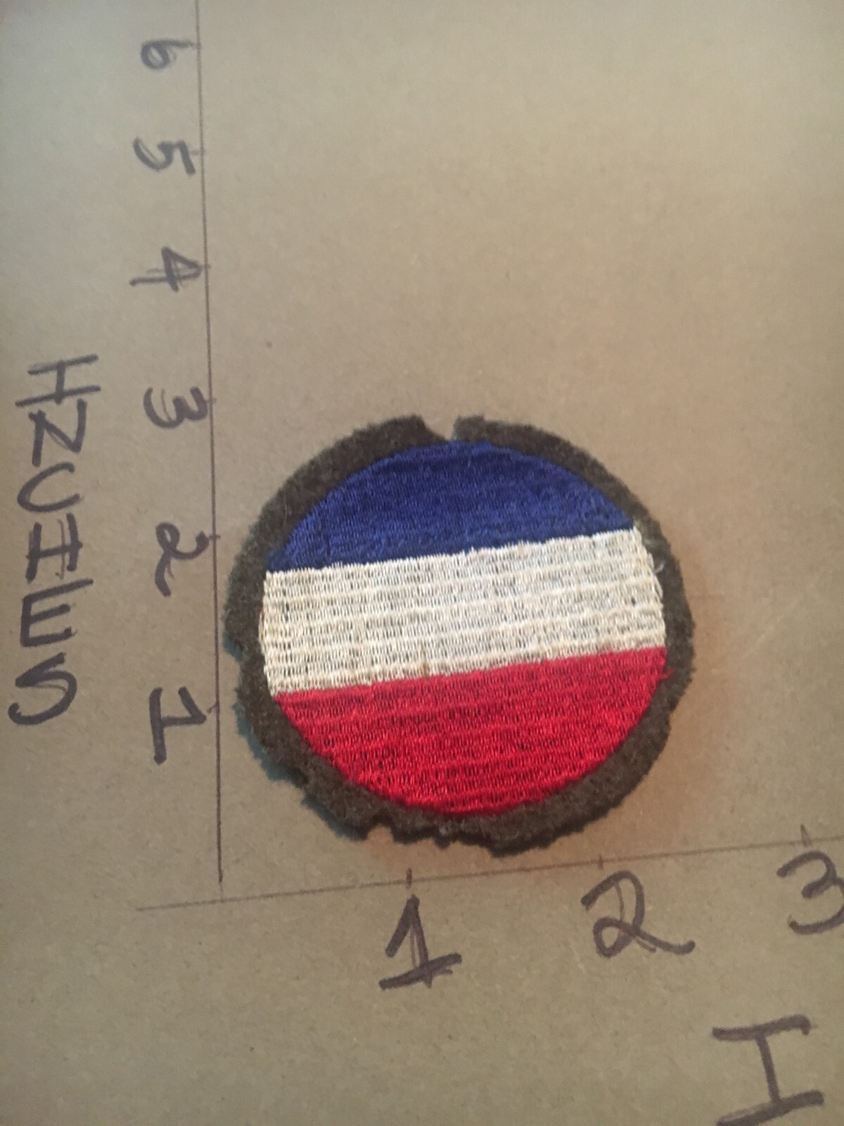 WW2 to Korea era US Army Ground Forces c/e no glow wool Patch 5/14/25