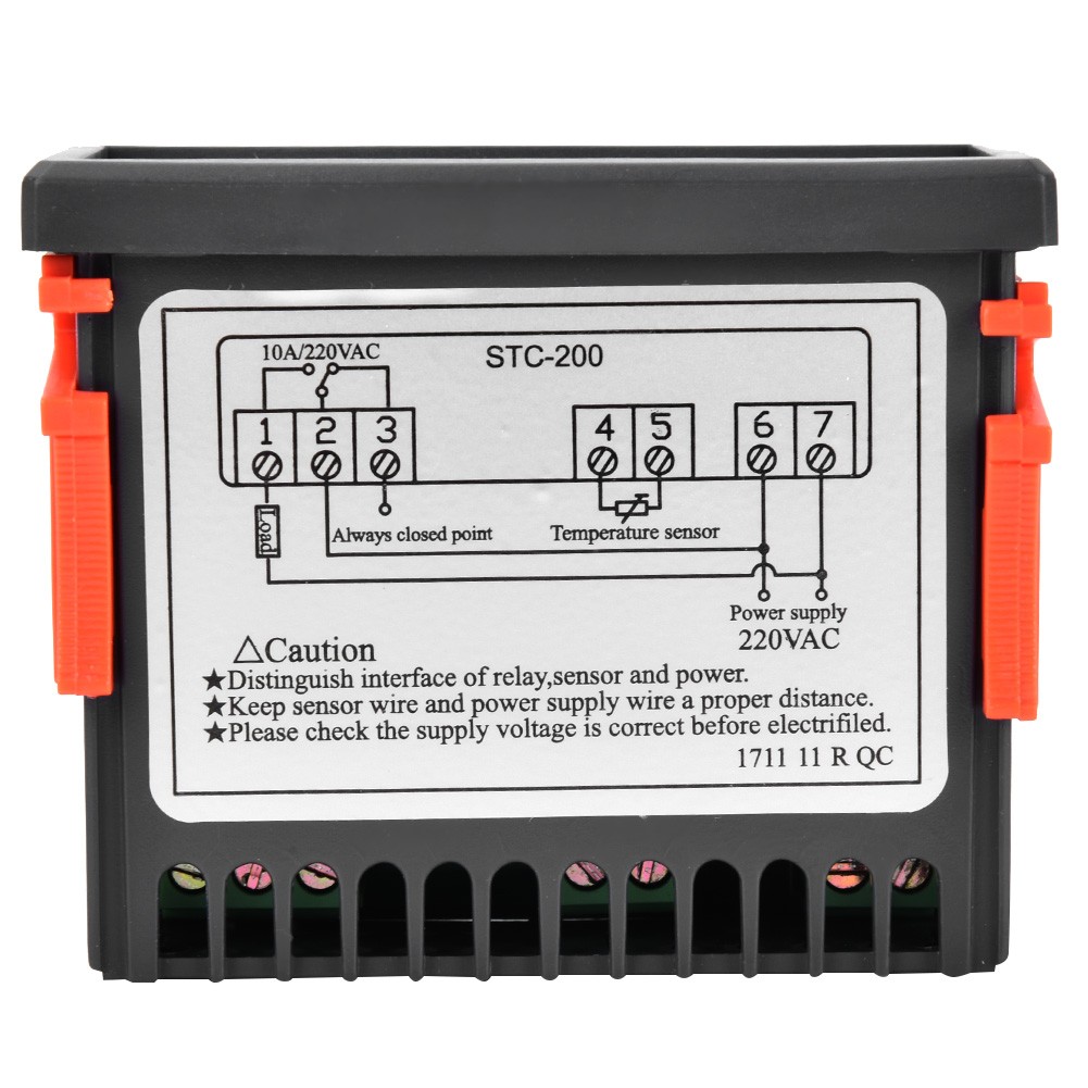 STC‑200 Digital Microcomputer Thermostat Temperature Controller With Refrige
