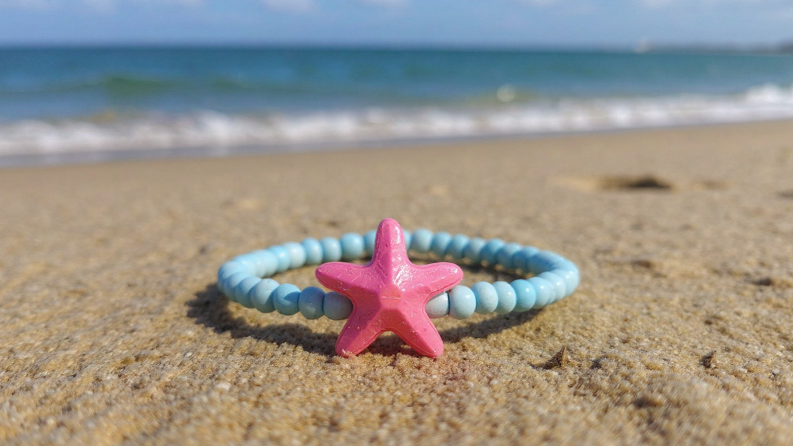 Powder Blue Starfish (Random 3) Bracelet
