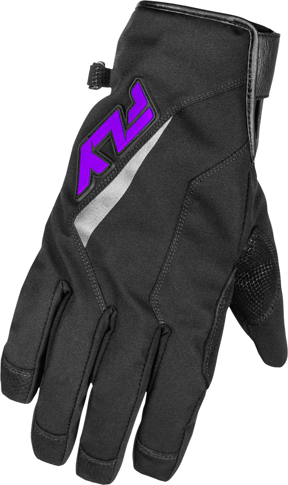 FLY RACING - Long Gloves Black/Purple Xs | 371-0619XS