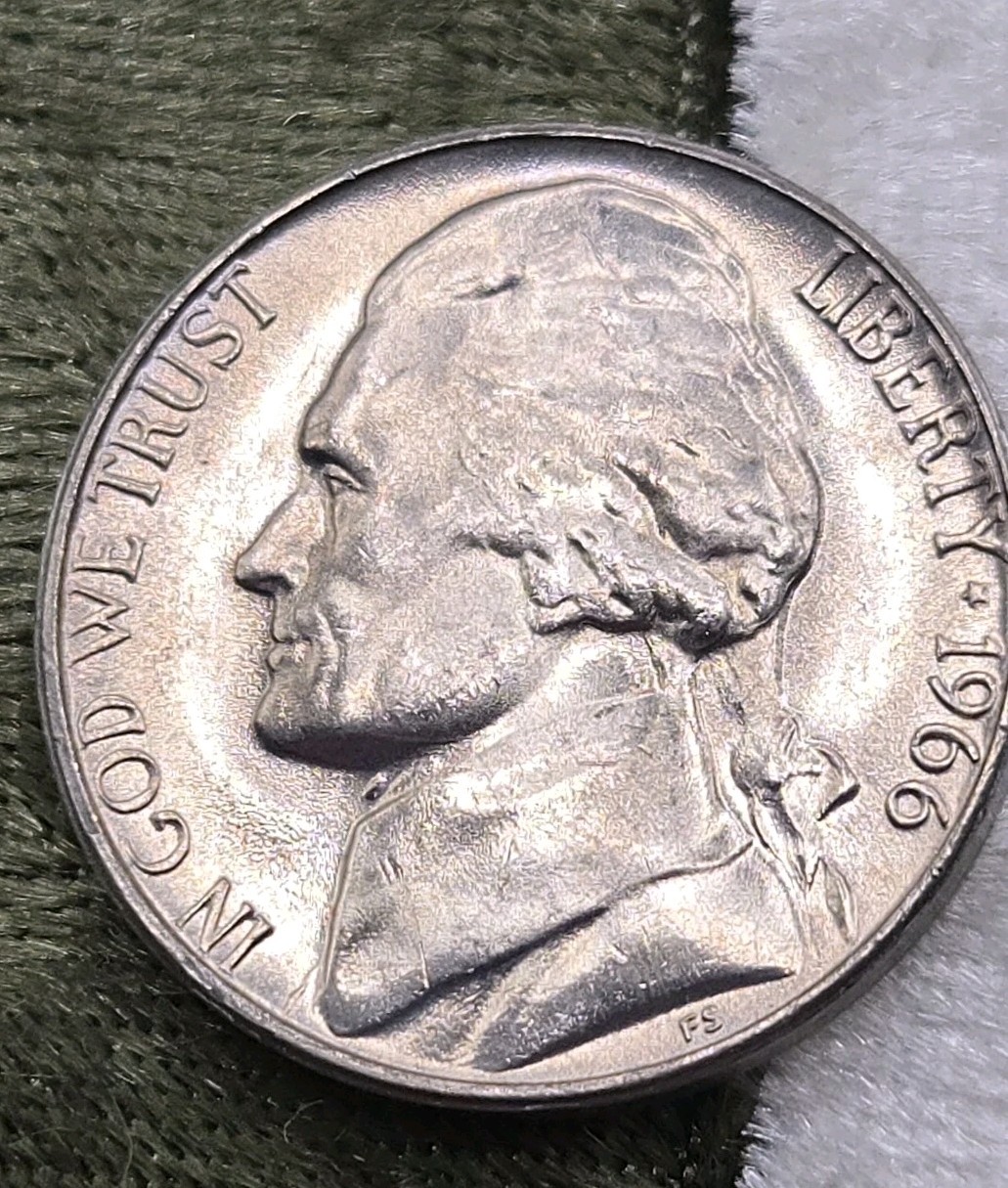 1966-P Jefferson Nickel 5c