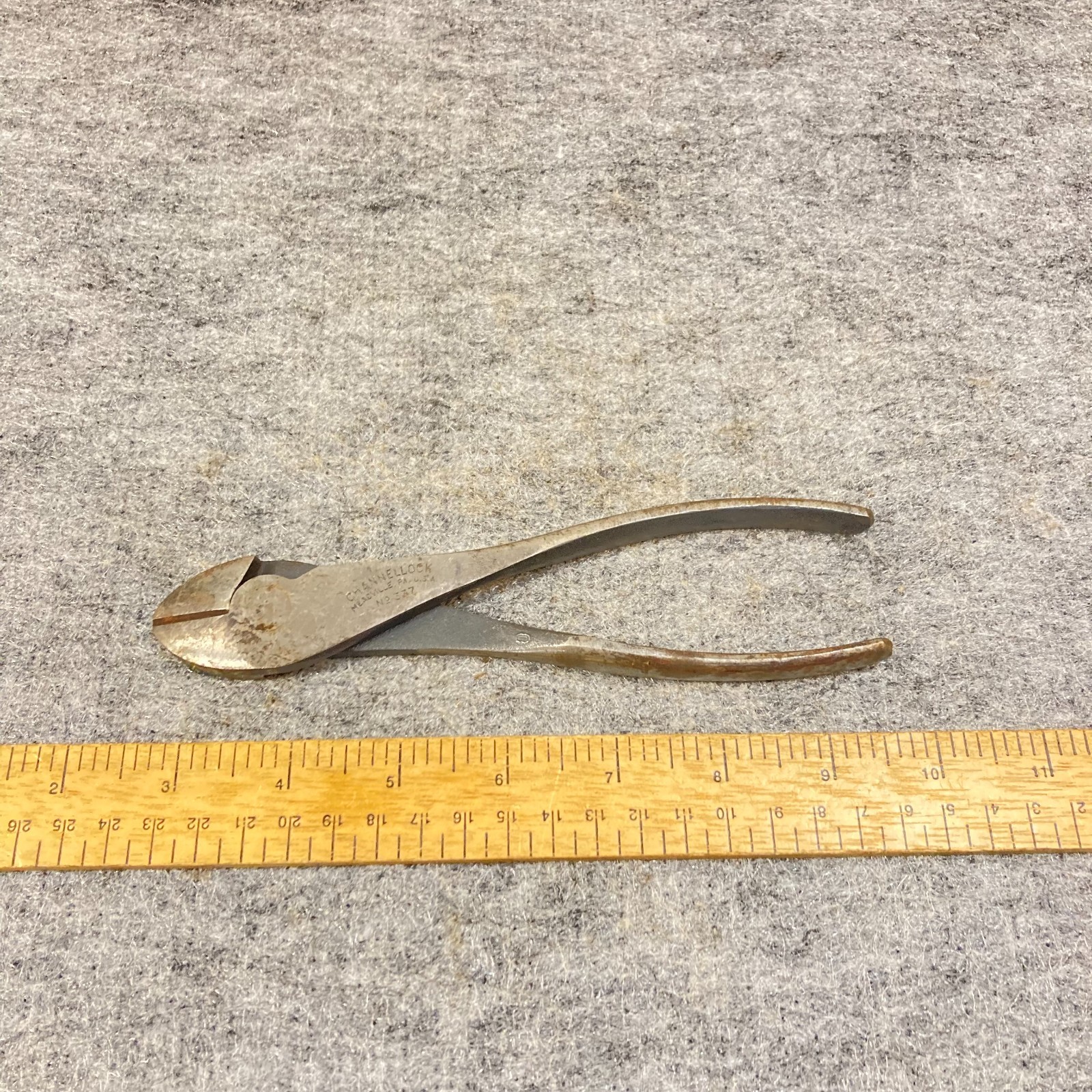 Vintage Channellock Pliers Diagonal Cutting 7" #337 USA